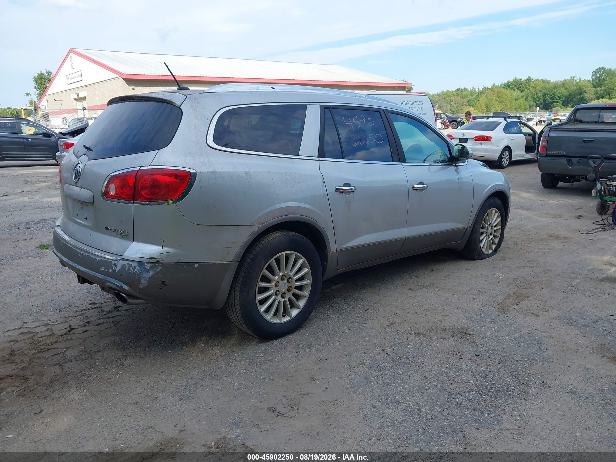2009 Buick Enclave Cxl Silver vin: 5GAEV23D49J126825