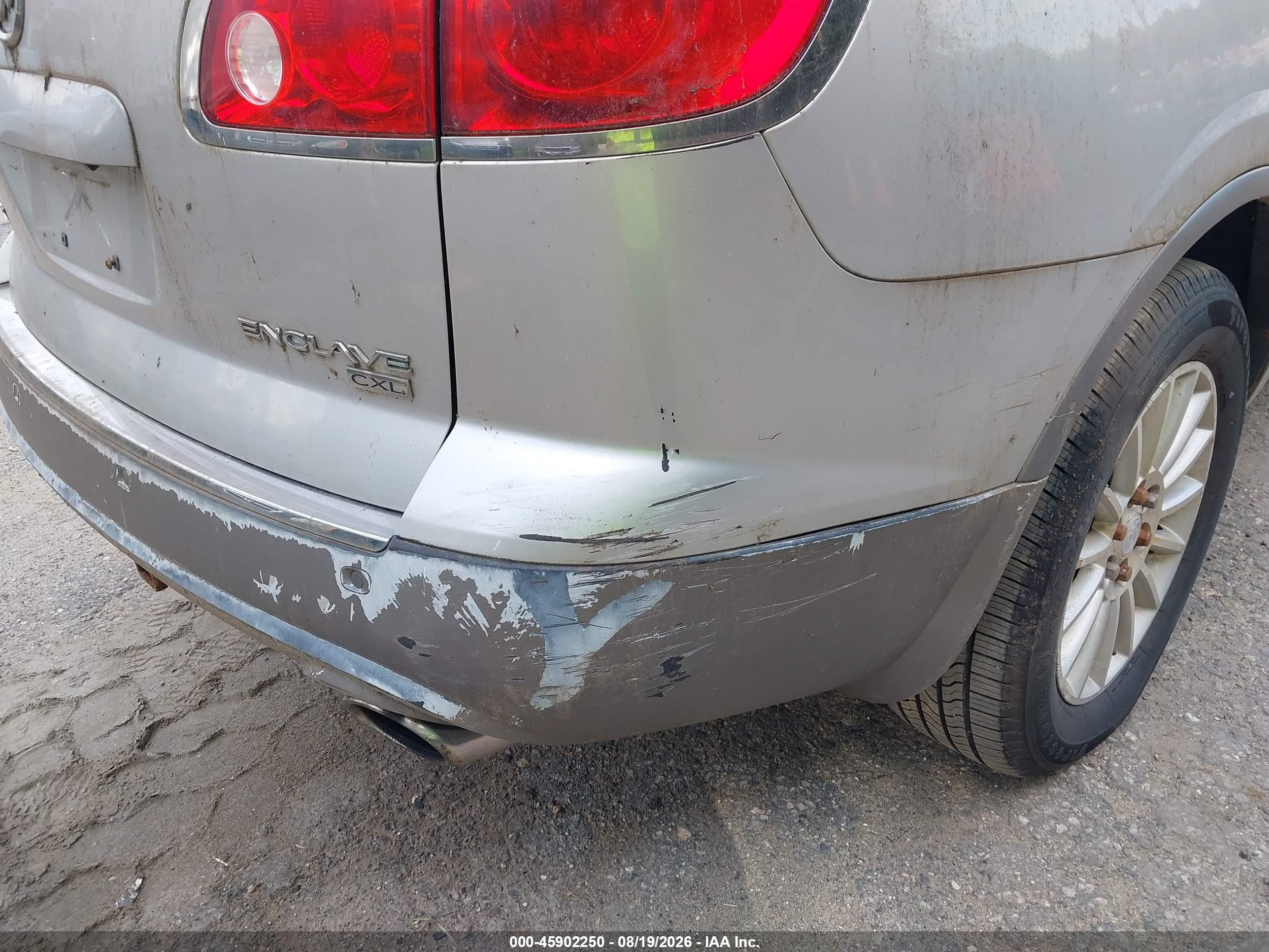 2009 Buick Enclave Cxl Silver vin: 5GAEV23D49J126825
