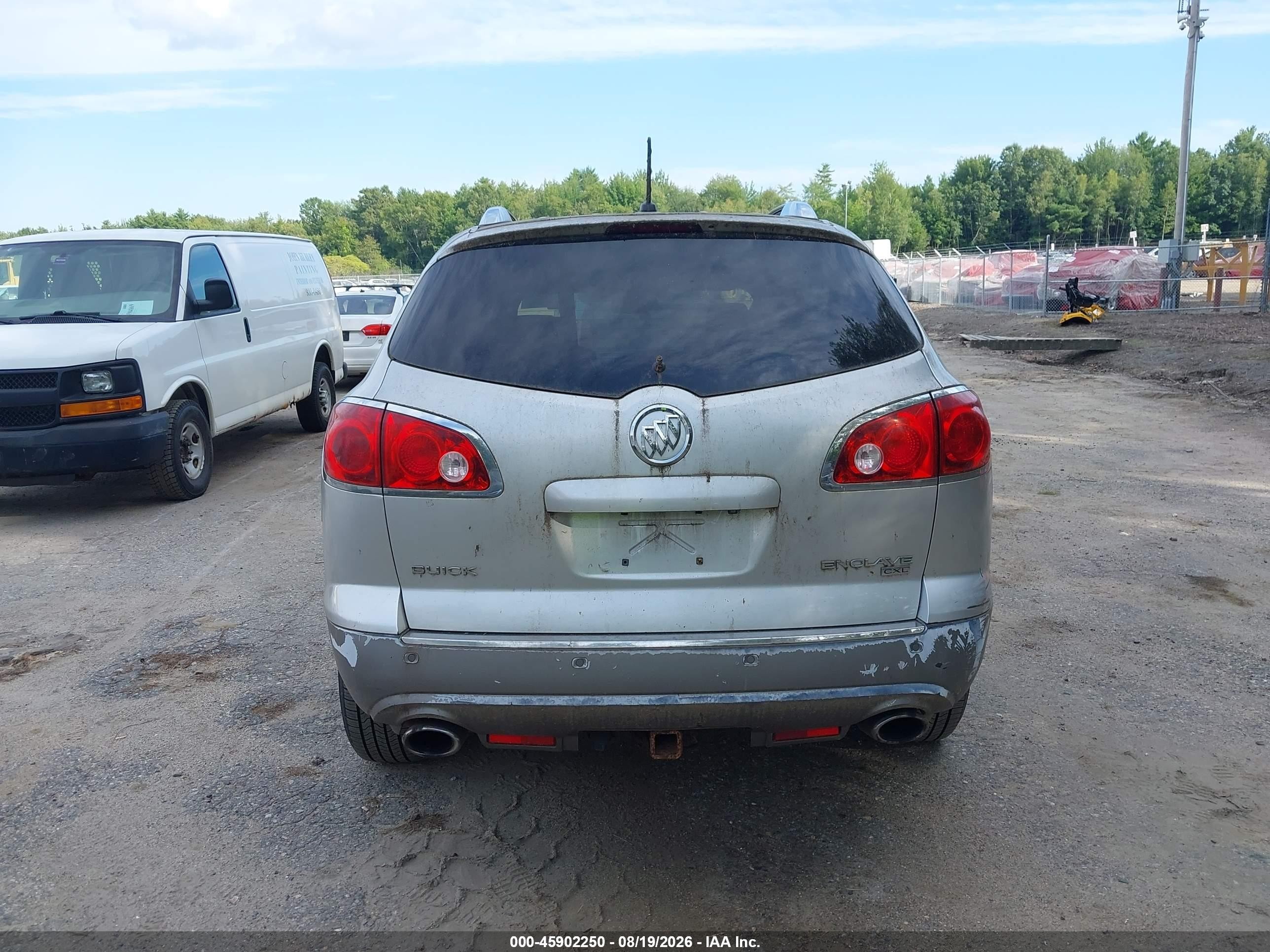 2009 Buick Enclave Cxl Silver vin: 5GAEV23D49J126825