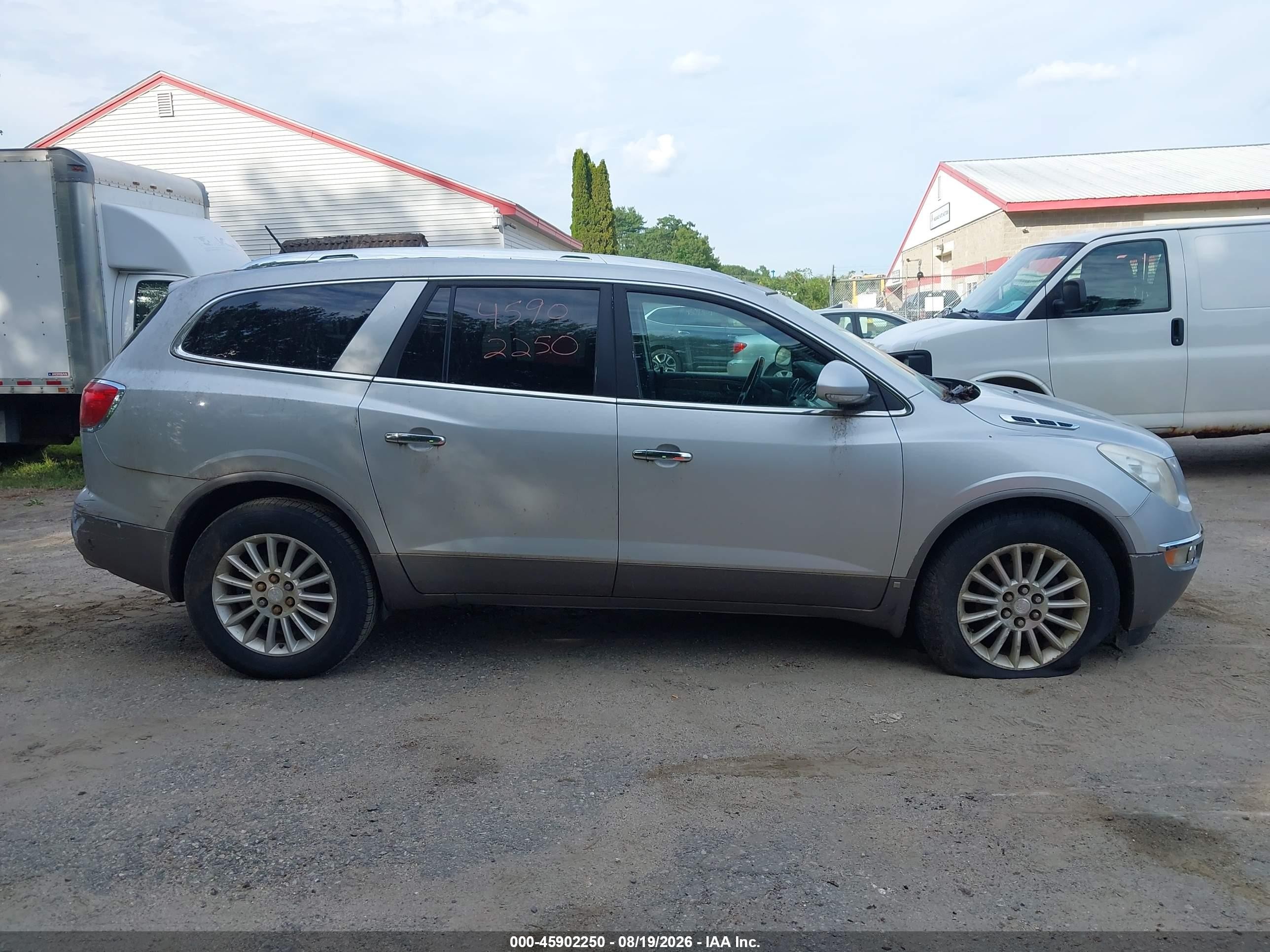2009 Buick Enclave Cxl Silver vin: 5GAEV23D49J126825