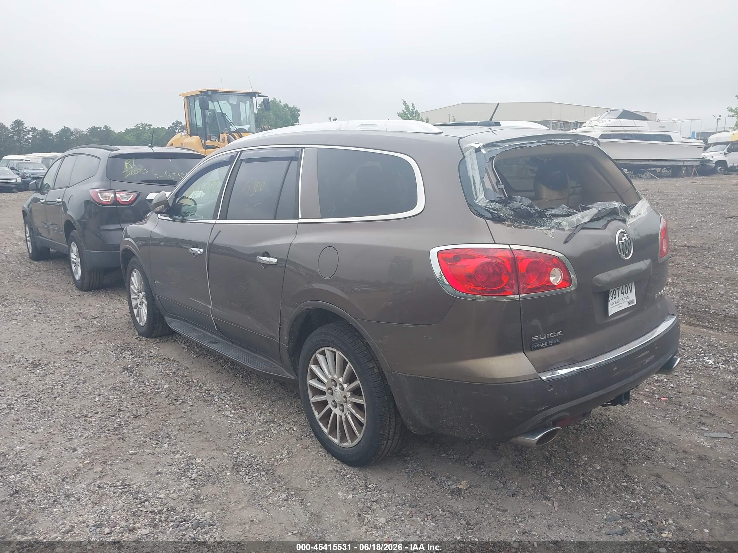 2009 Buick Enclave Cxl Brown vin: 5GAEV23D49J173675