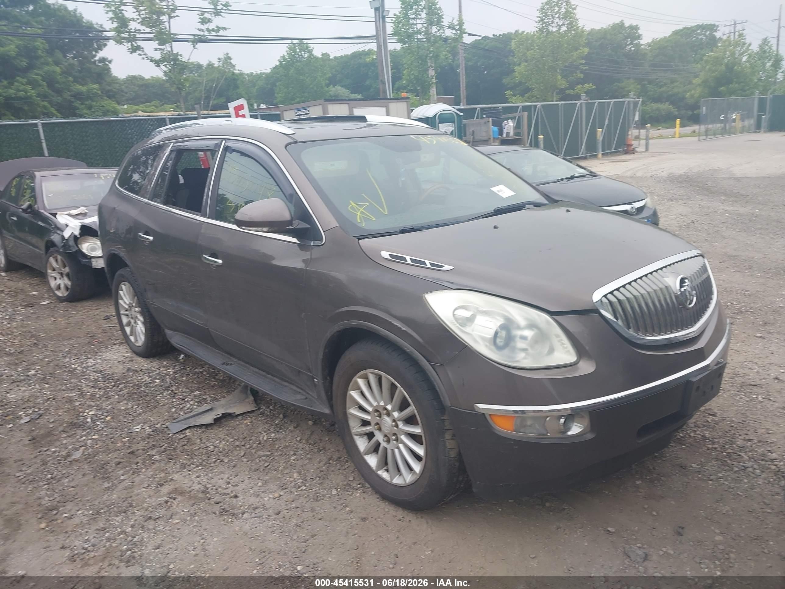 2009 Buick Enclave Cxl Brown vin: 5GAEV23D49J173675