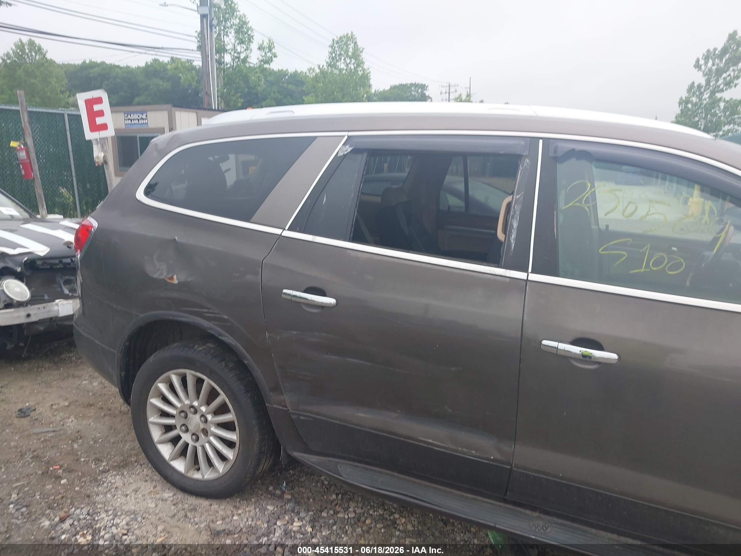 2009 Buick Enclave Cxl Brown vin: 5GAEV23D49J173675