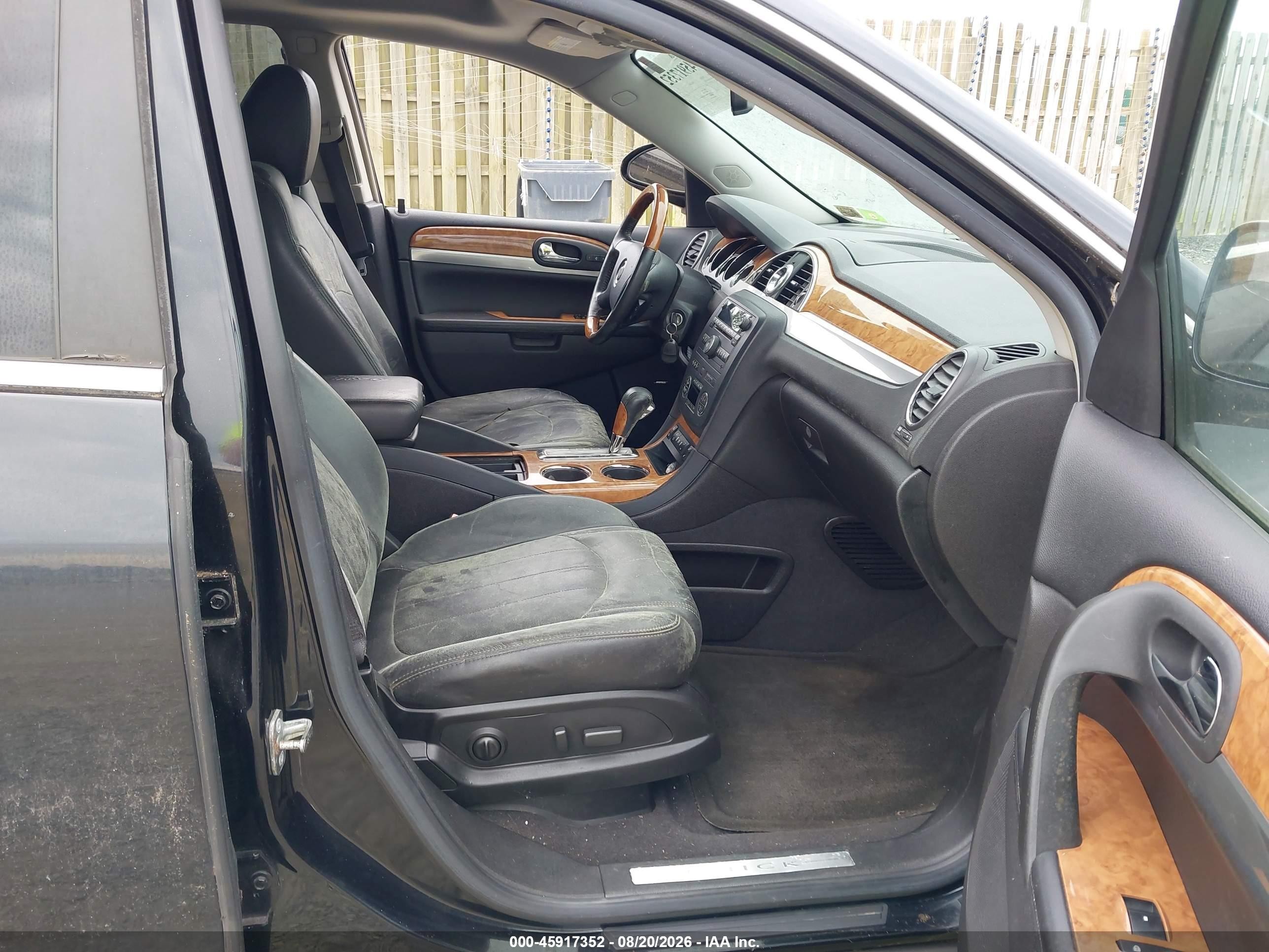 2009 Buick Enclave Cxl Black vin: 5GAEV23D69J206711