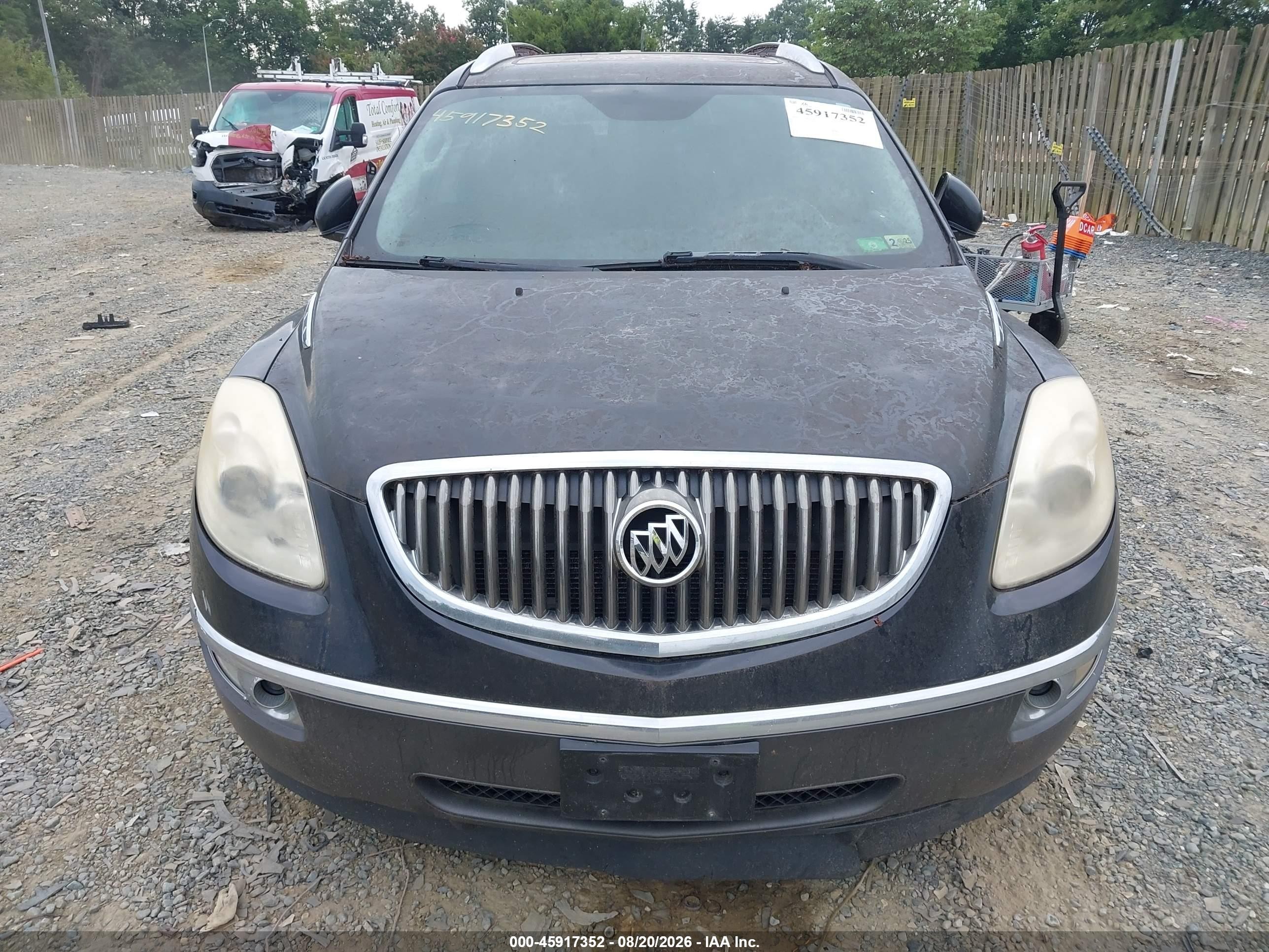 2009 Buick Enclave Cxl Black vin: 5GAEV23D69J206711