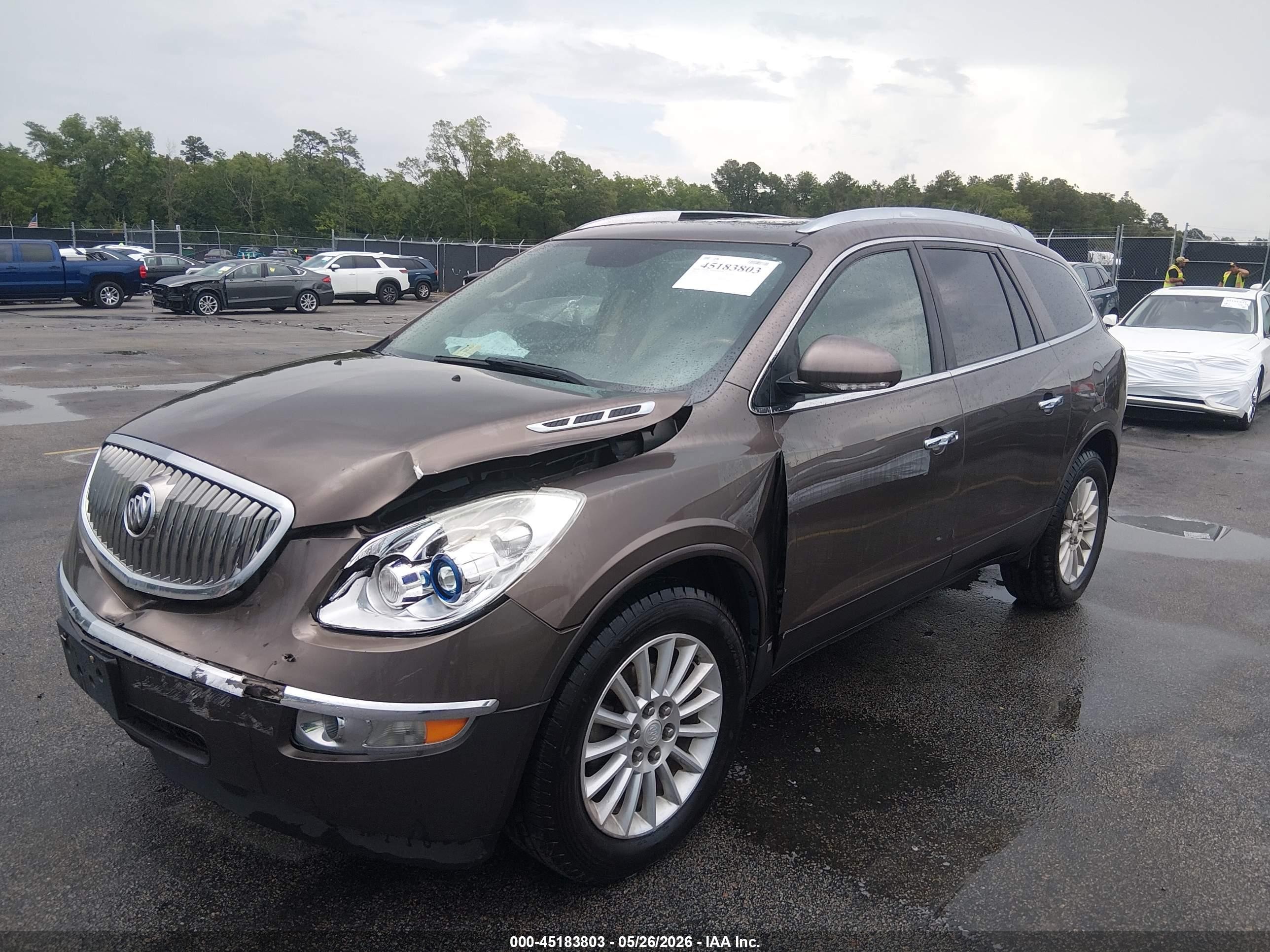 2009 Buick Enclave Cxl Brown vin: 5GAEV23D69J214663
