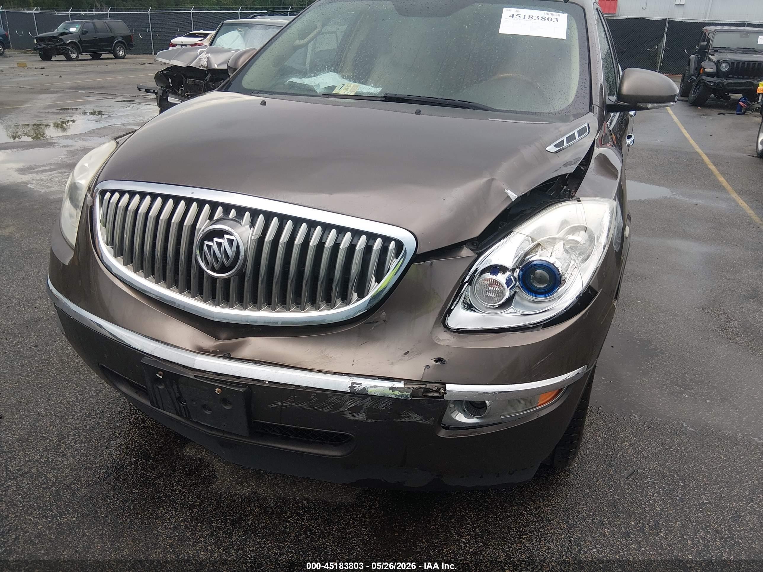2009 Buick Enclave Cxl Brown vin: 5GAEV23D69J214663