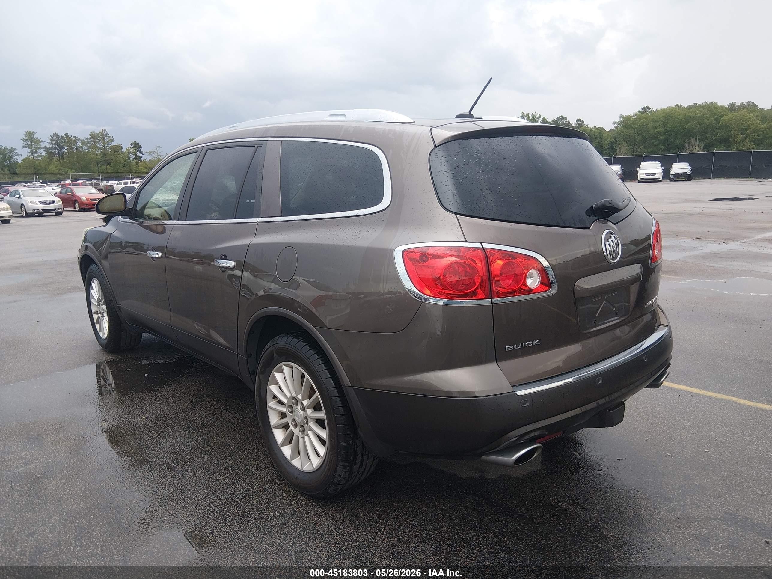 2009 Buick Enclave Cxl Brown vin: 5GAEV23D69J214663
