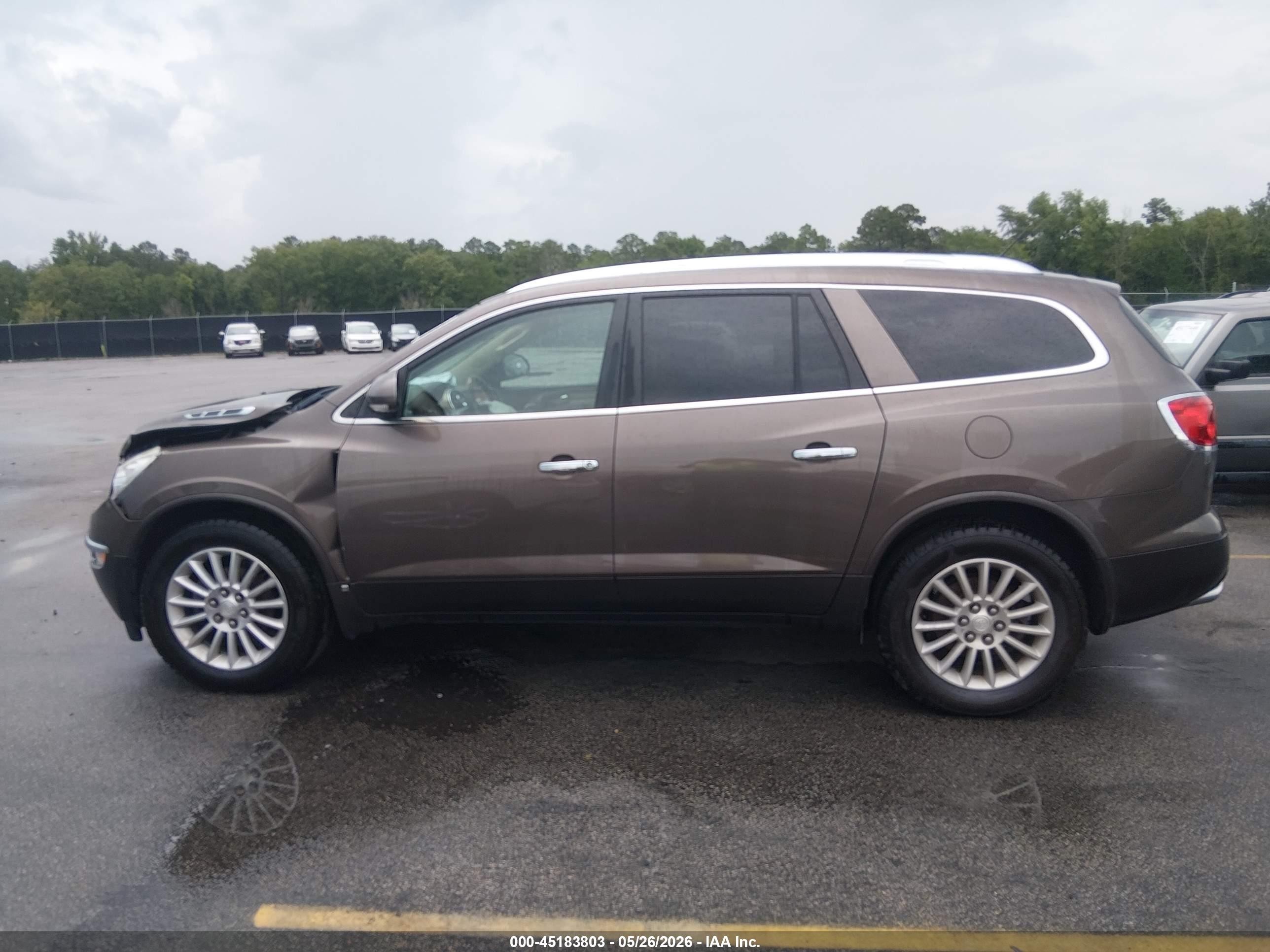 2009 Buick Enclave Cxl Brown vin: 5GAEV23D69J214663