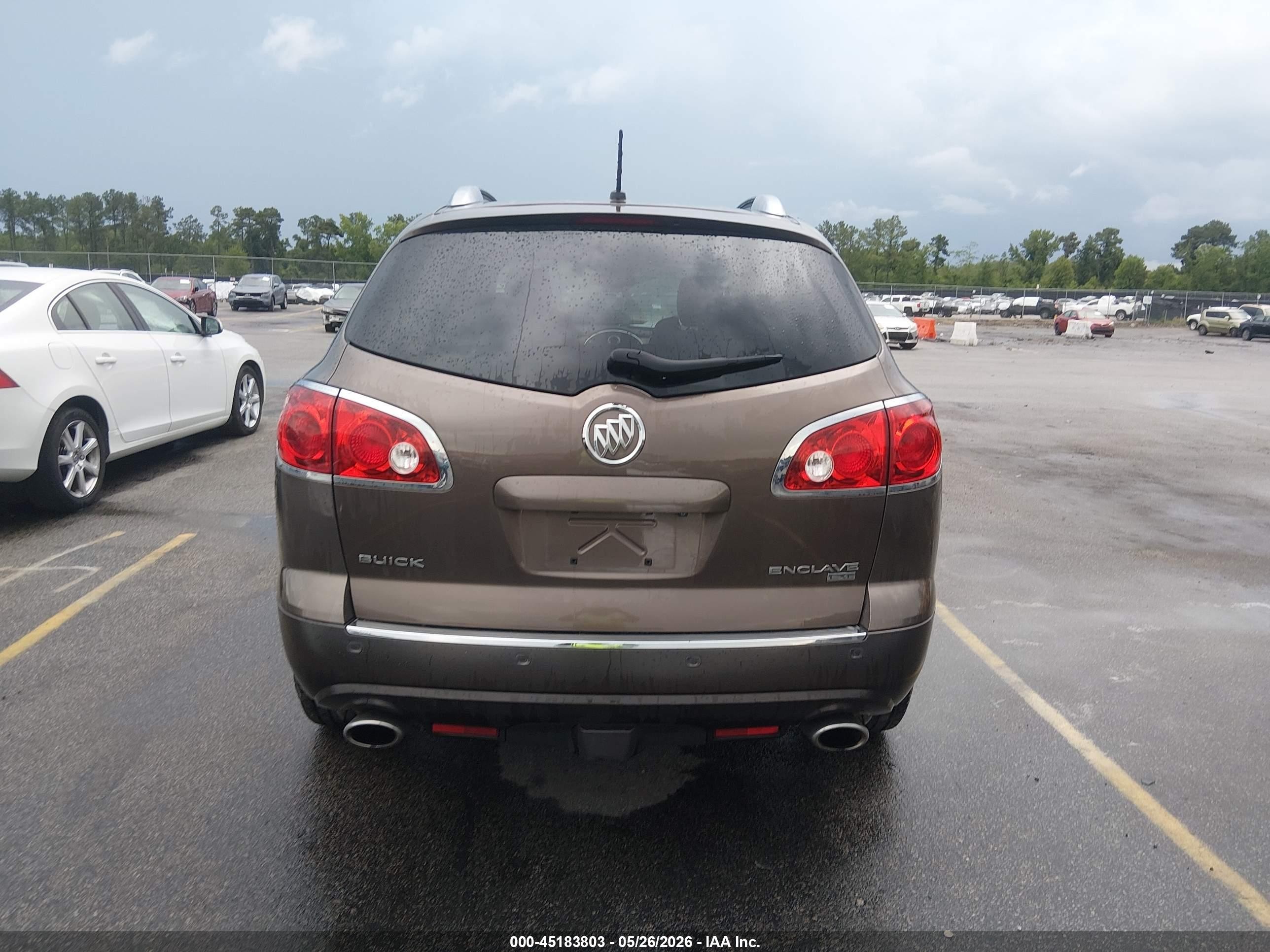 2009 Buick Enclave Cxl Brown vin: 5GAEV23D69J214663