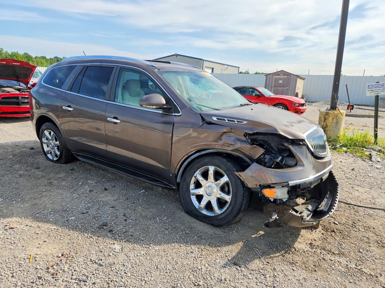 2009 Buick Enclave Cxl Угольный vin: 5GAEV23DX9J182719