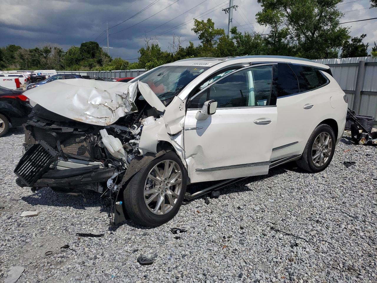 2023 Buick Enclave Premium White vin: 5GAEVBKW3PJ115900