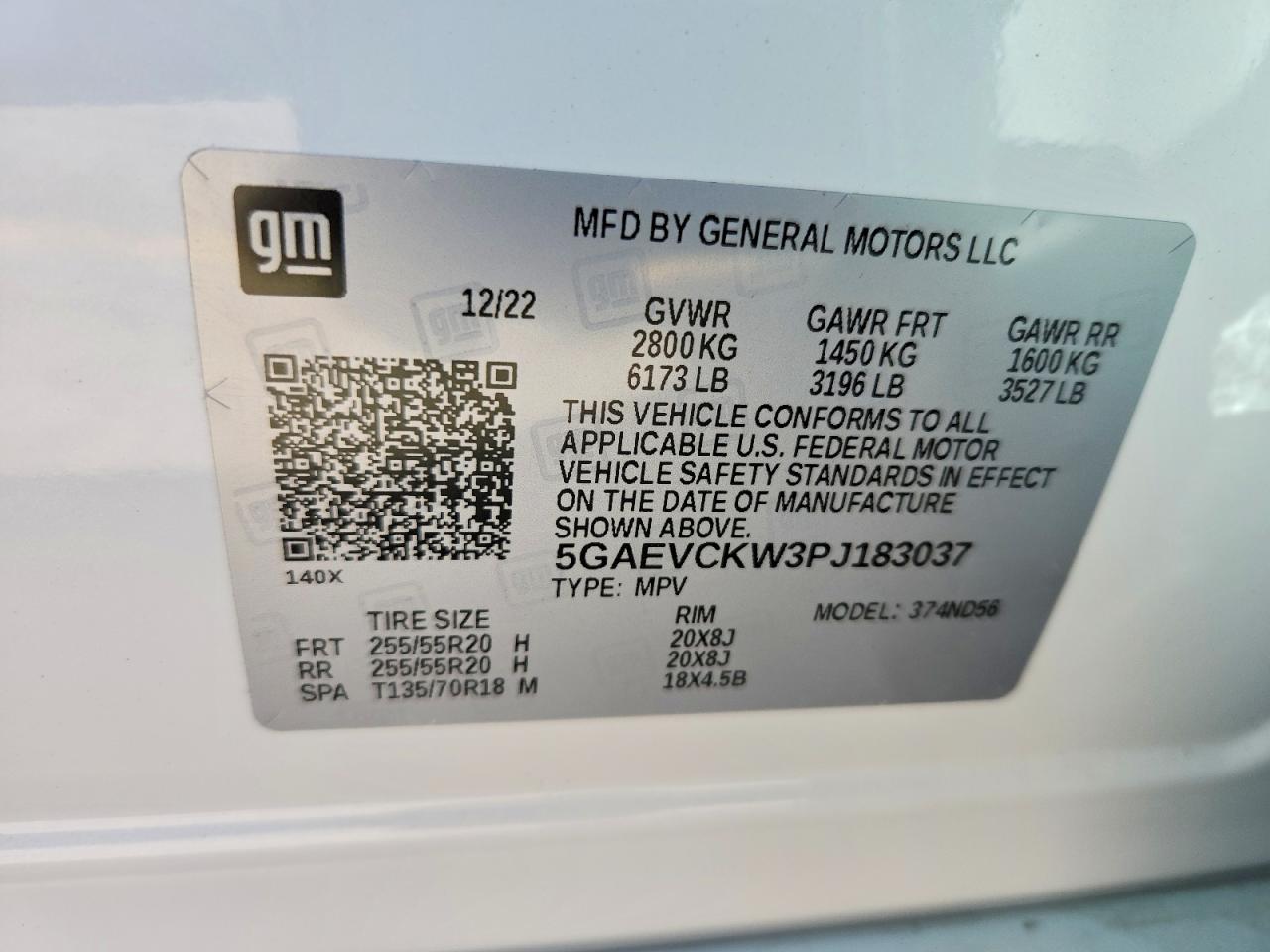 2023 Buick Enclave Avenir Белый vin: 5GAEVCKW3PJ183037