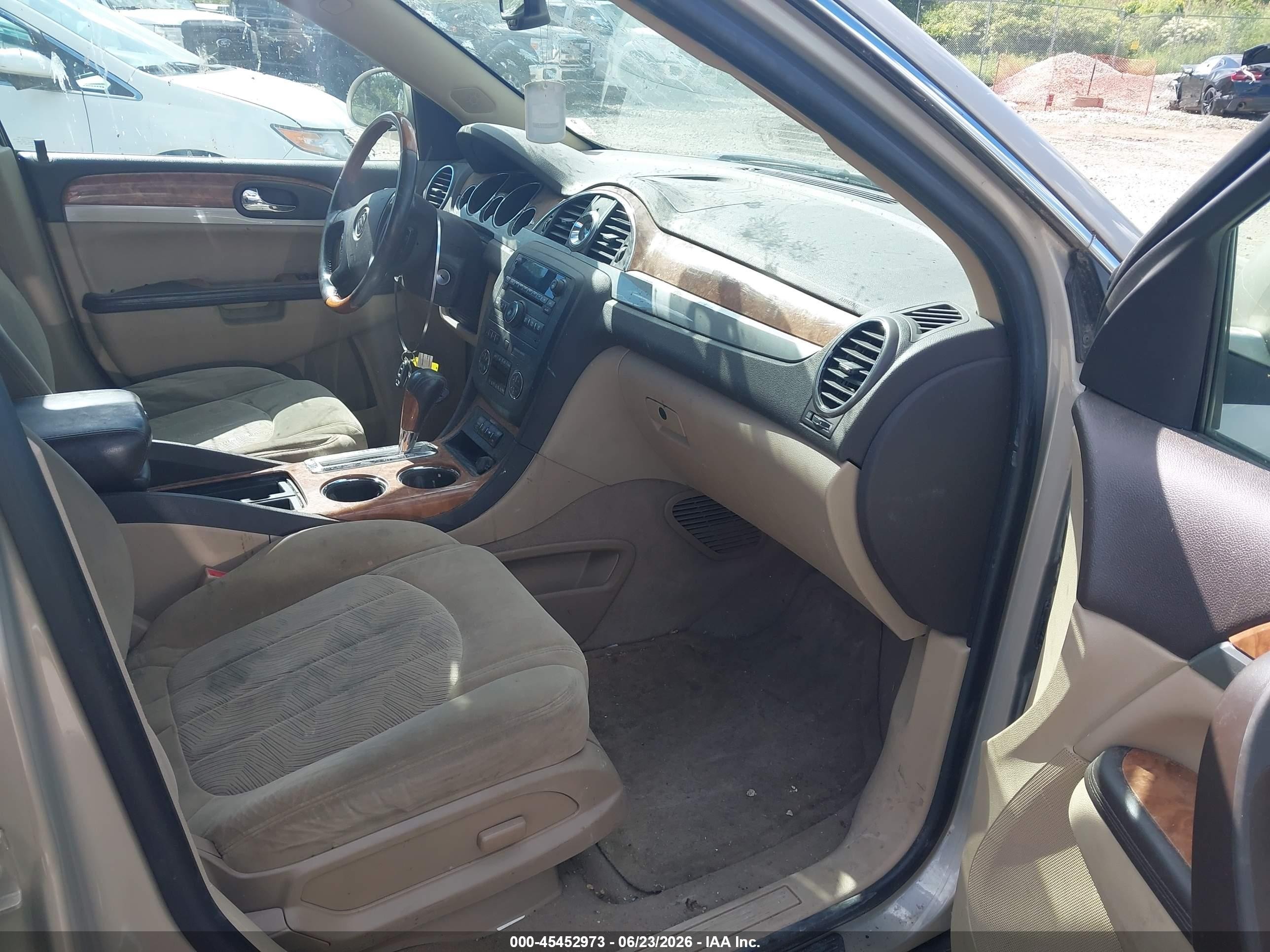 2012 Buick Enclave   Gold vin: 5GAKRAED3CJ202962