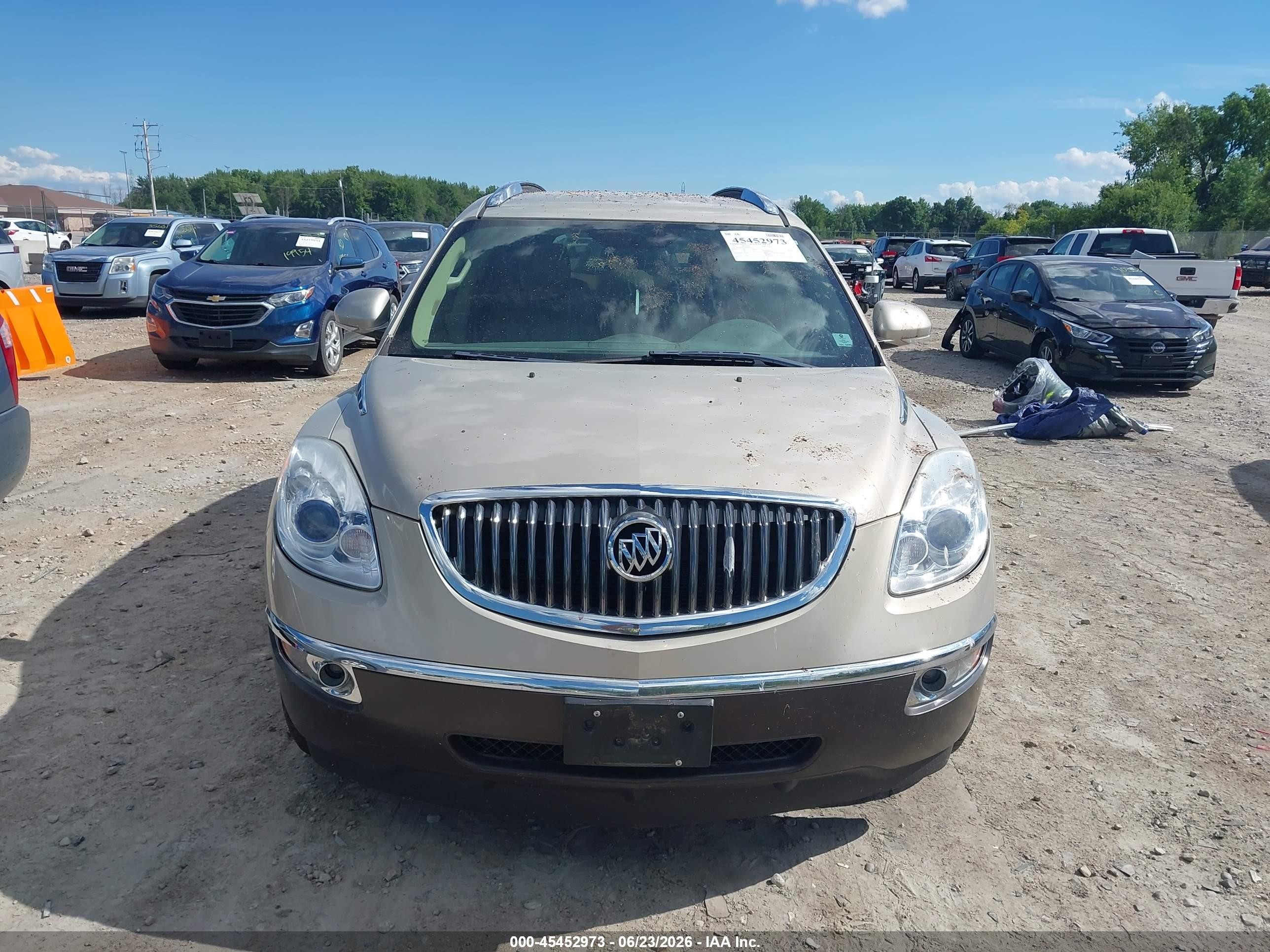 2012 Buick Enclave   Gold vin: 5GAKRAED3CJ202962