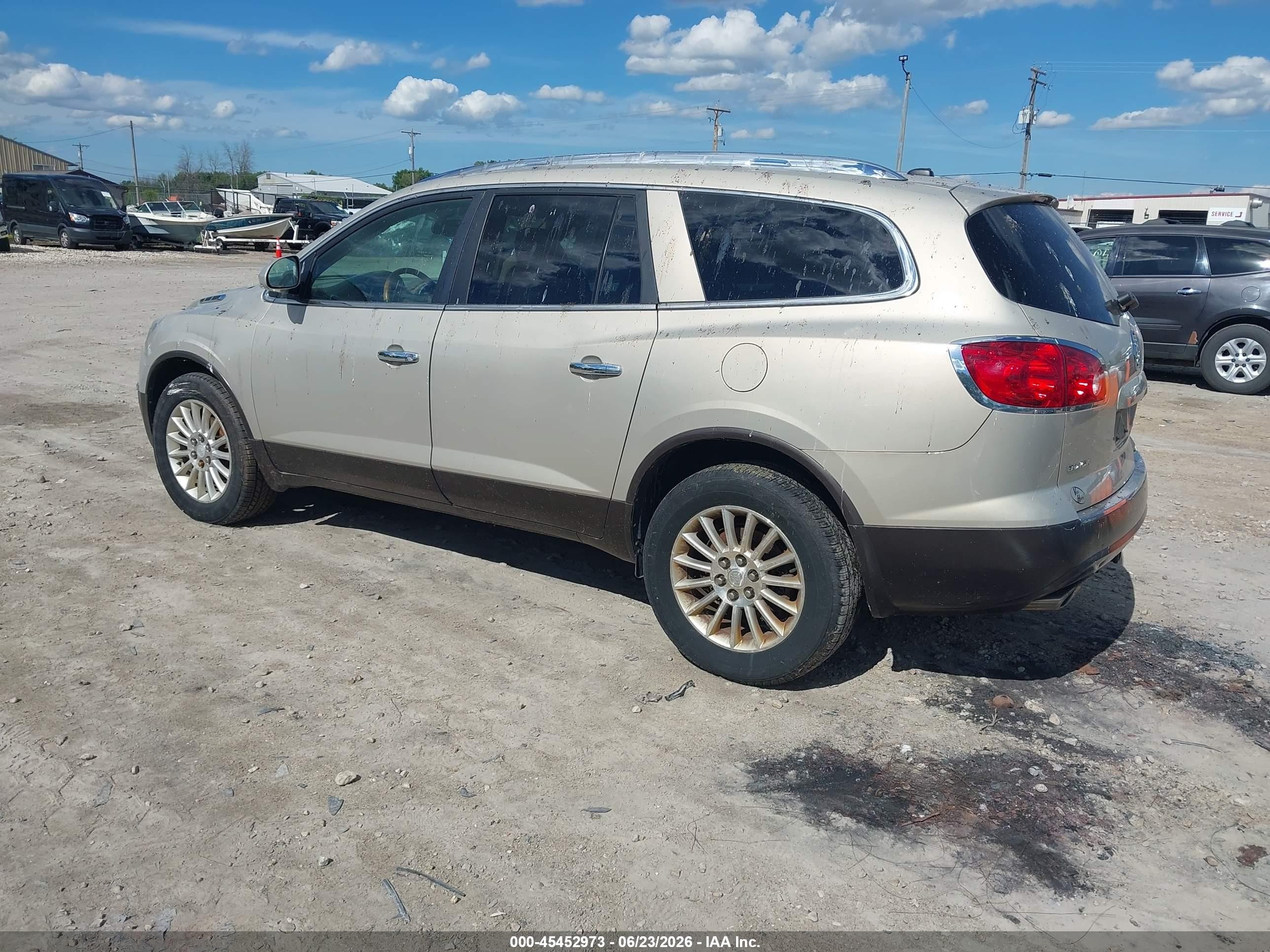 2012 Buick Enclave   Gold vin: 5GAKRAED3CJ202962