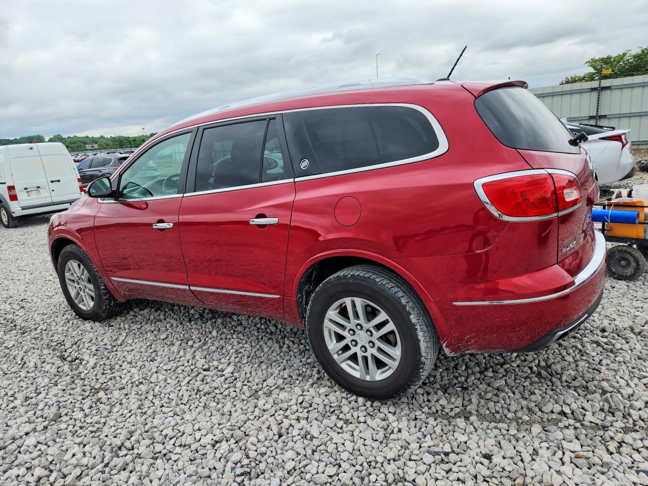 2014 Buick Enclave Red vin: 5GAKRAKD0EJ242651