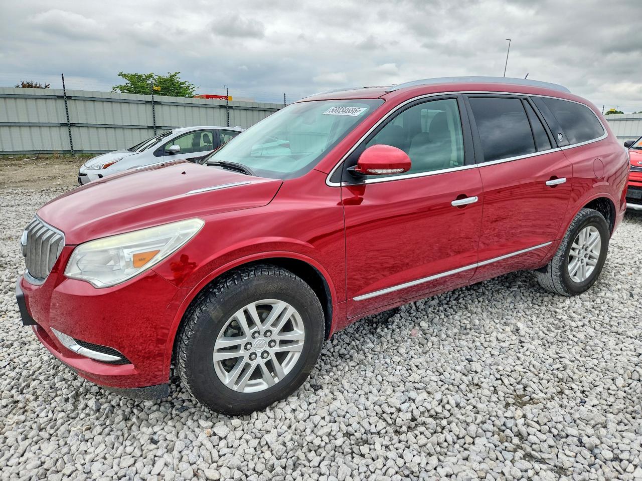 2014 Buick Enclave Red vin: 5GAKRAKD0EJ242651