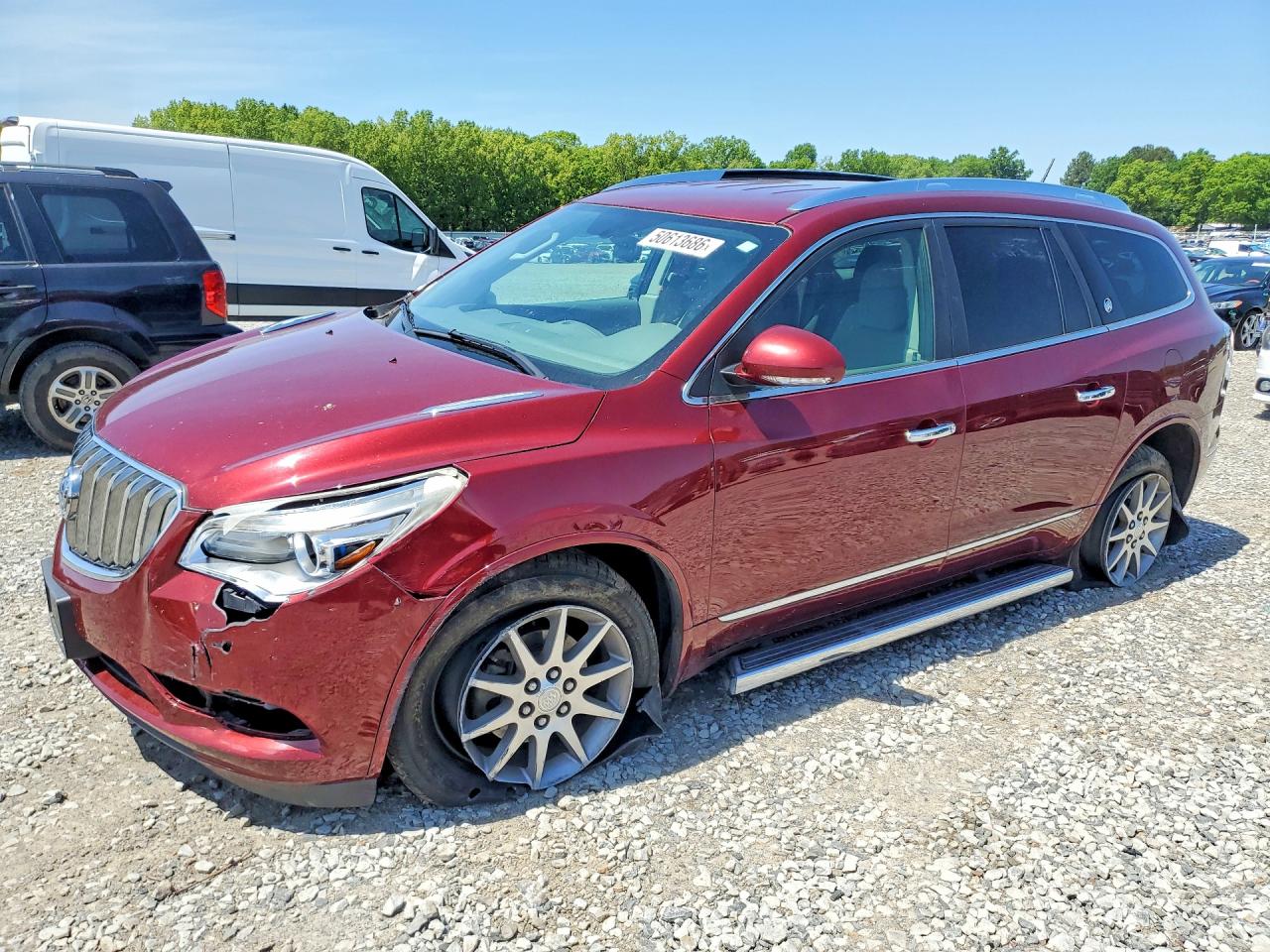 2016 Buick Enclave Burgundy vin: 5GAKRAKD0GJ315813