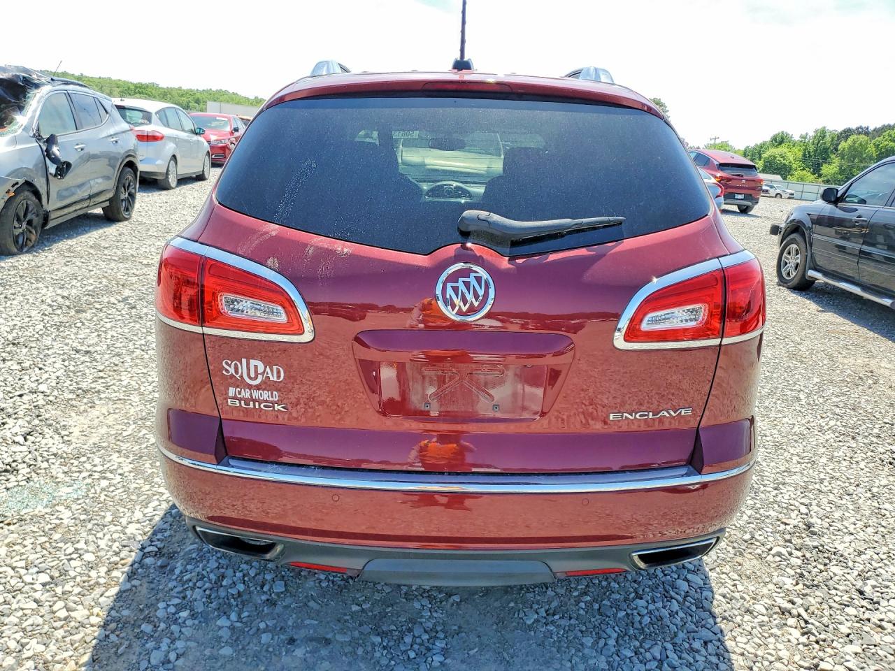 2016 Buick Enclave Burgundy vin: 5GAKRAKD0GJ315813