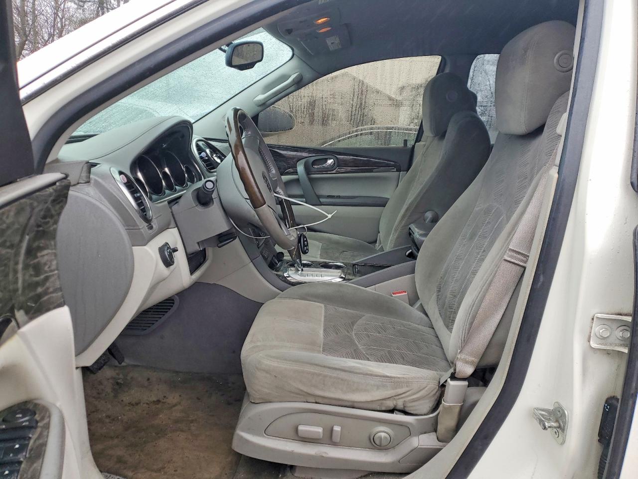 2014 Buick Enclave White vin: 5GAKRAKD1EJ162470