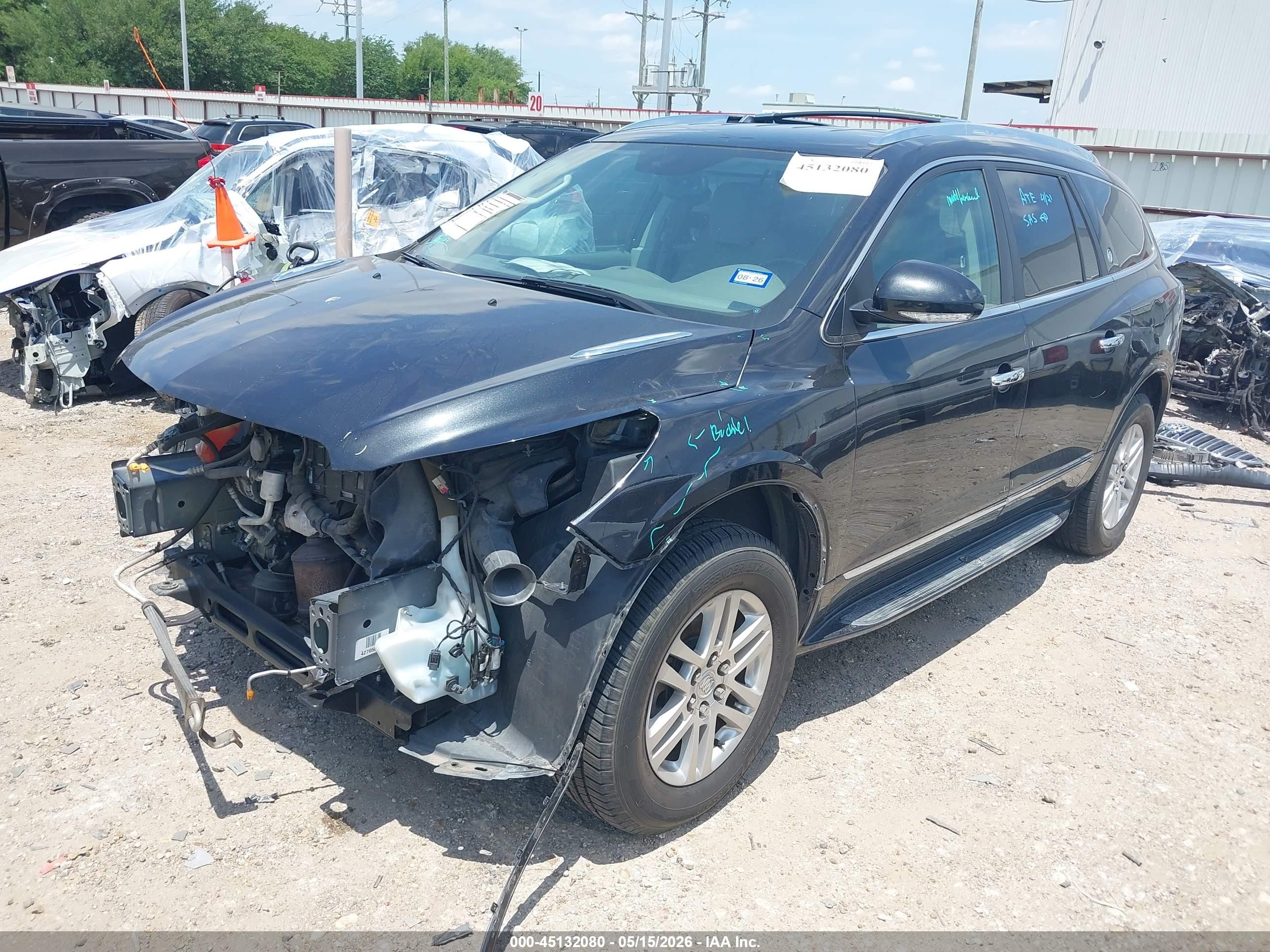 2014 Buick Enclave Convenience Black vin: 5GAKRAKD3EJ226881