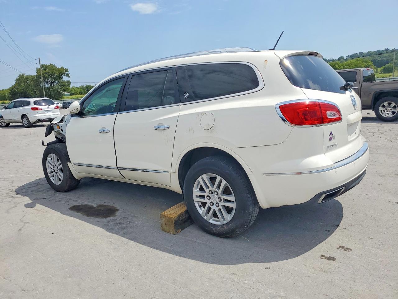 2014 Buick Enclave White vin: 5GAKRAKD4EJ132394