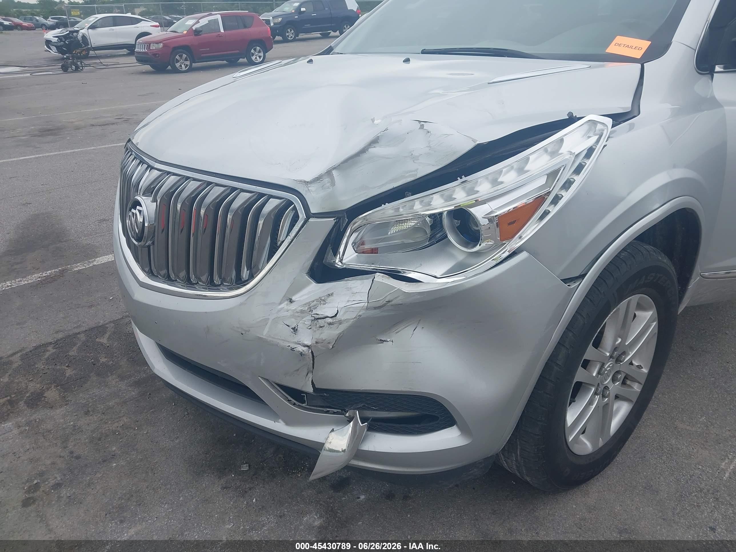 2014 Buick Enclave Convenience Silver vin: 5GAKRAKD4EJ207840