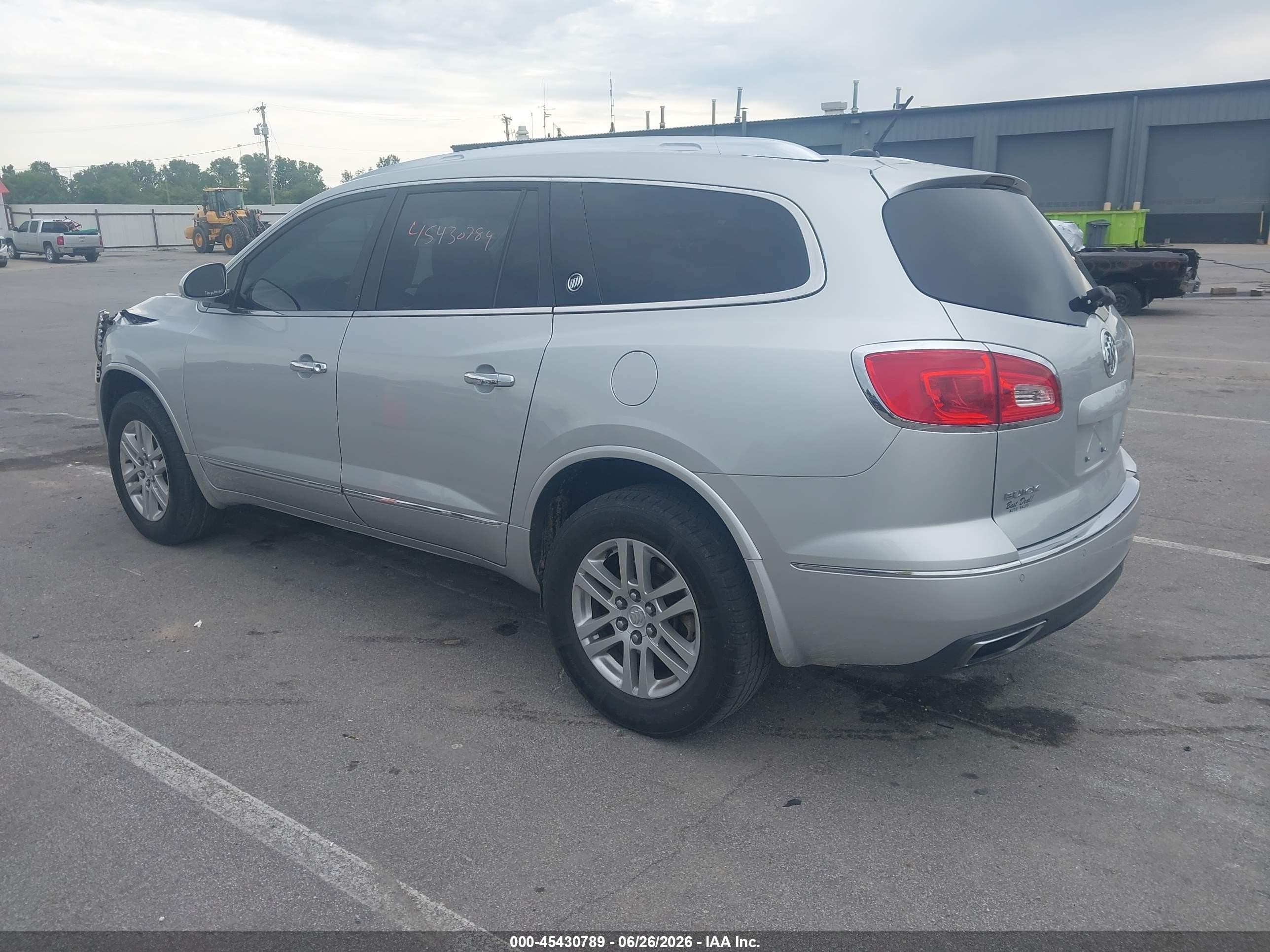 2014 Buick Enclave Convenience Silver vin: 5GAKRAKD4EJ207840