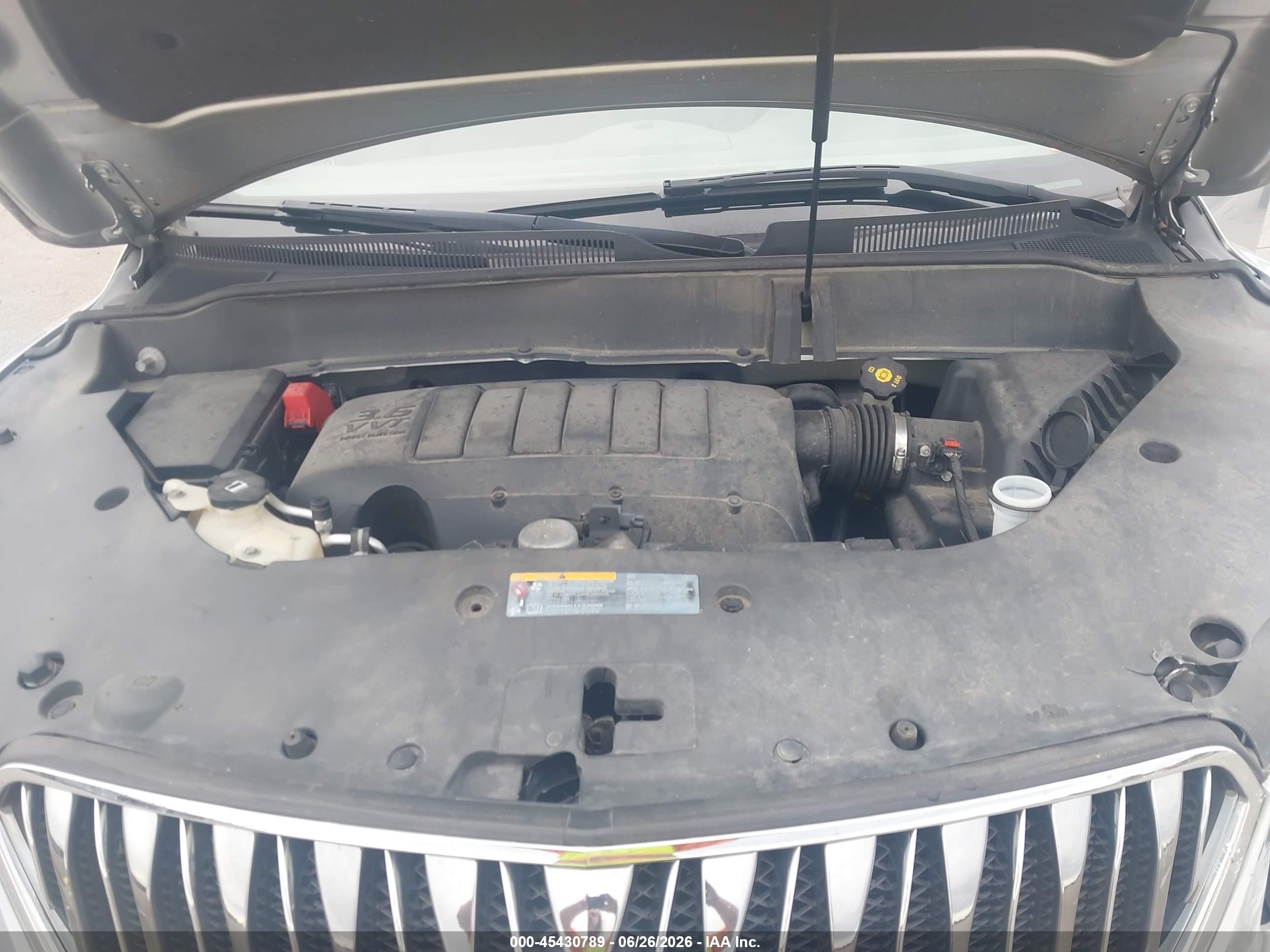 2014 Buick Enclave Convenience Silver vin: 5GAKRAKD4EJ207840