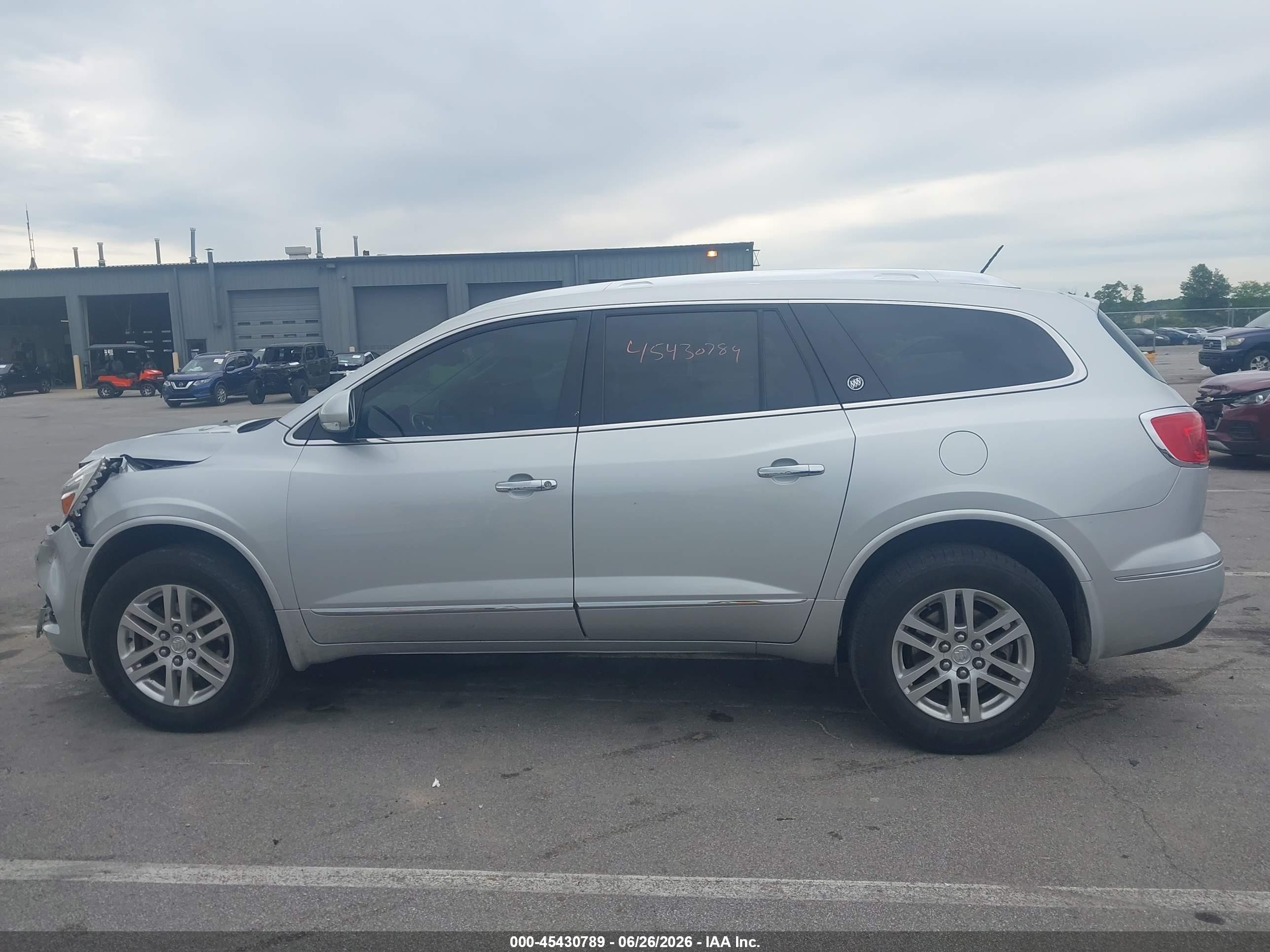 2014 Buick Enclave Convenience Silver vin: 5GAKRAKD4EJ207840