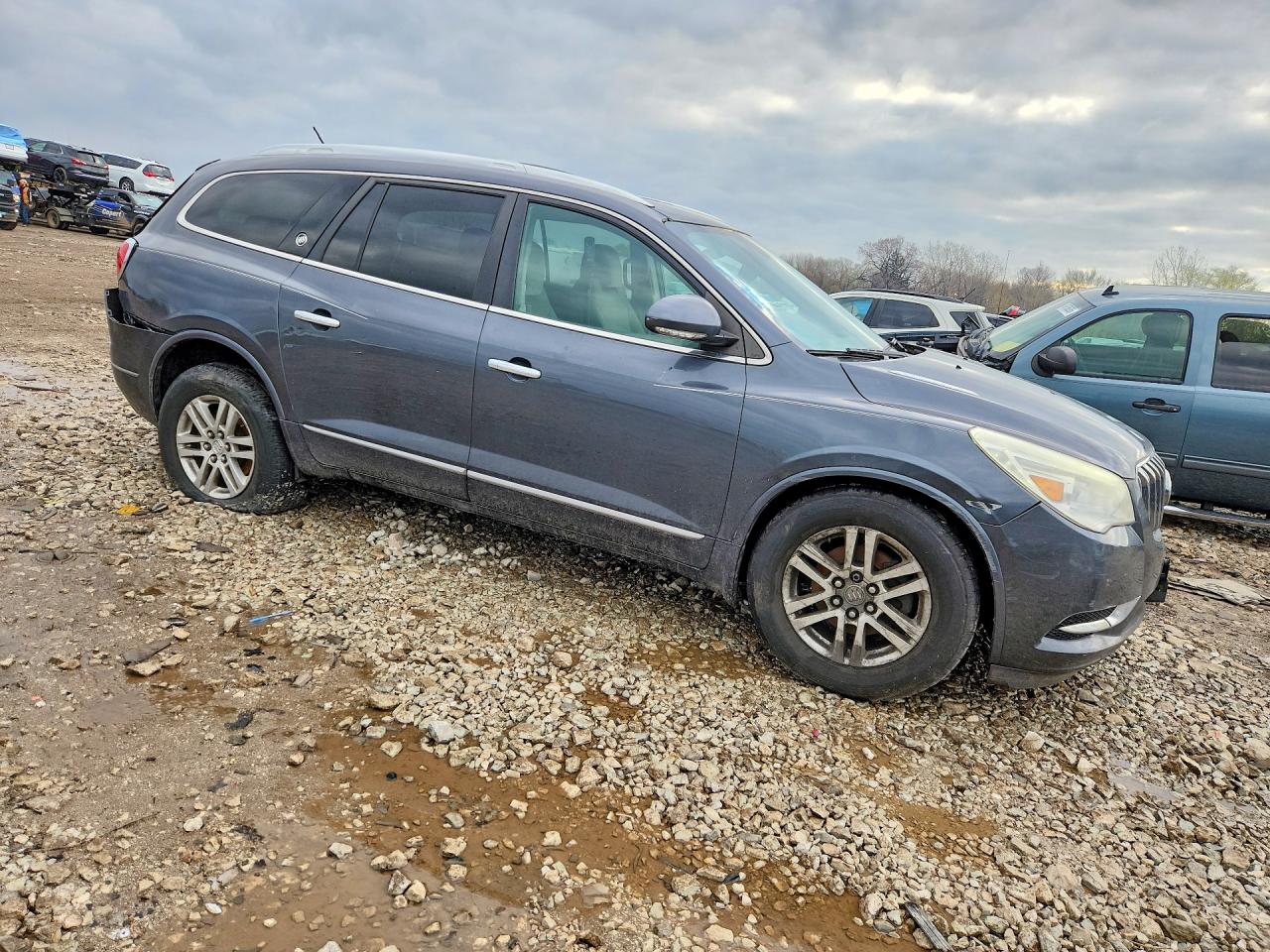 2014 Buick Enclave Gray vin: 5GAKRAKD4EJ230924