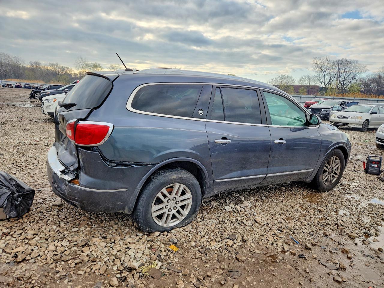 2014 Buick Enclave Gray vin: 5GAKRAKD4EJ230924