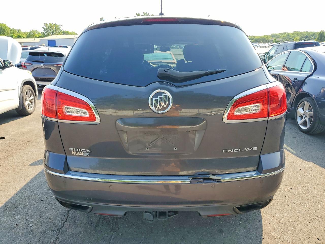 2014 Buick Enclave Серый vin: 5GAKRAKD4EJ233709