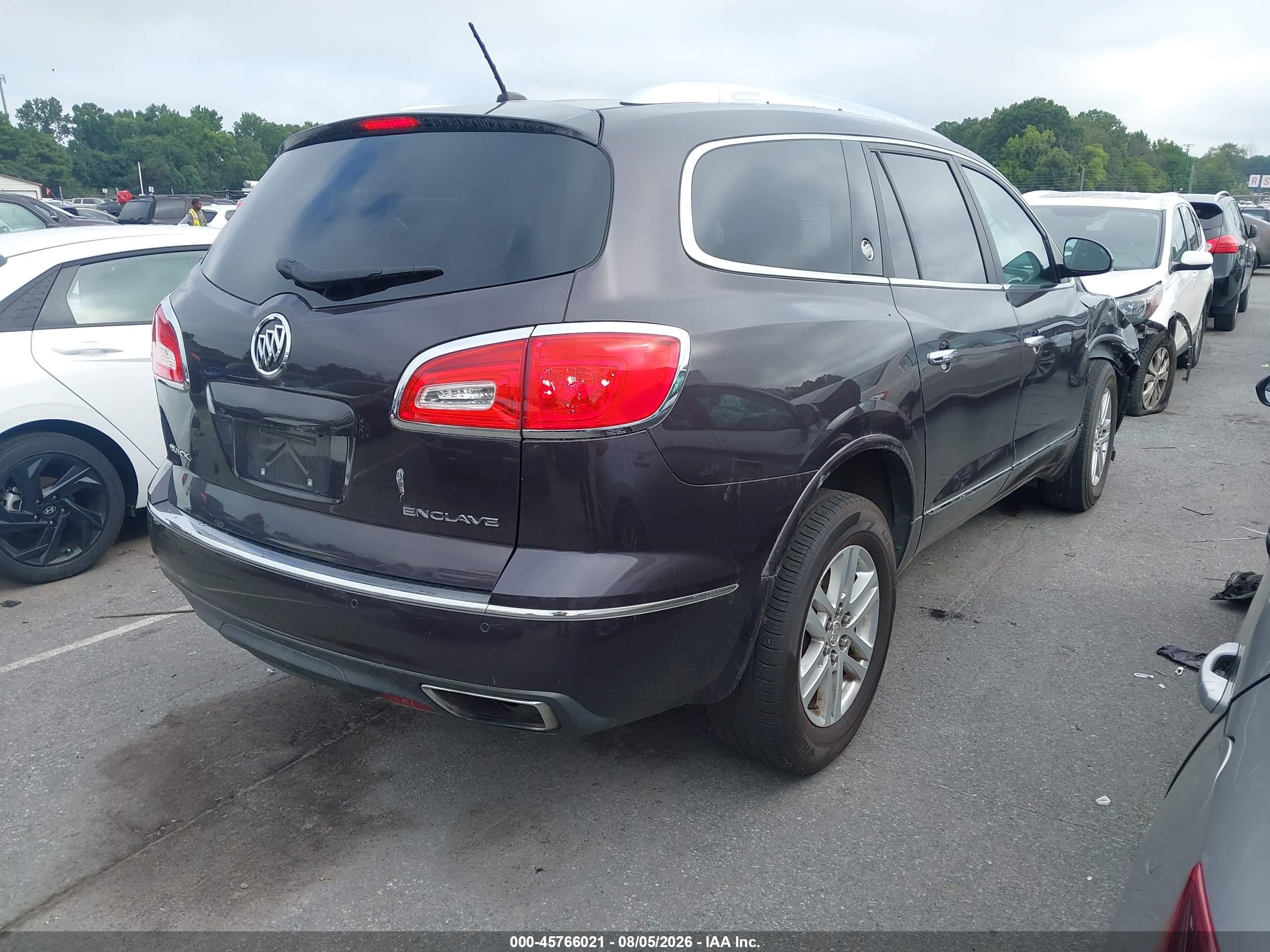 2015 Buick Enclave Convenience Фиолетовый vin: 5GAKRAKD4FJ169088