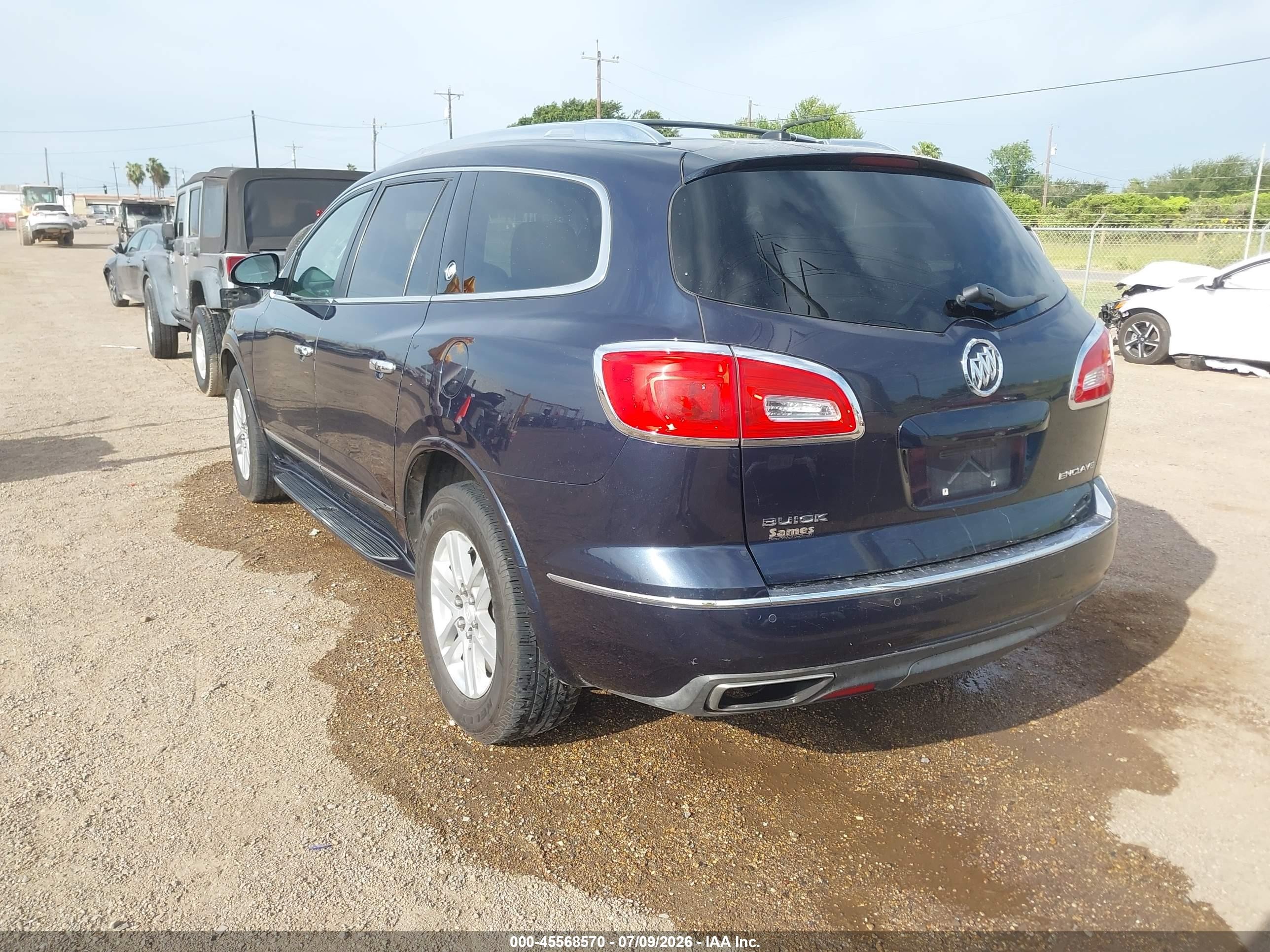 2015 Buick Enclave Convenience Dark Blue vin: 5GAKRAKD4FJ177269