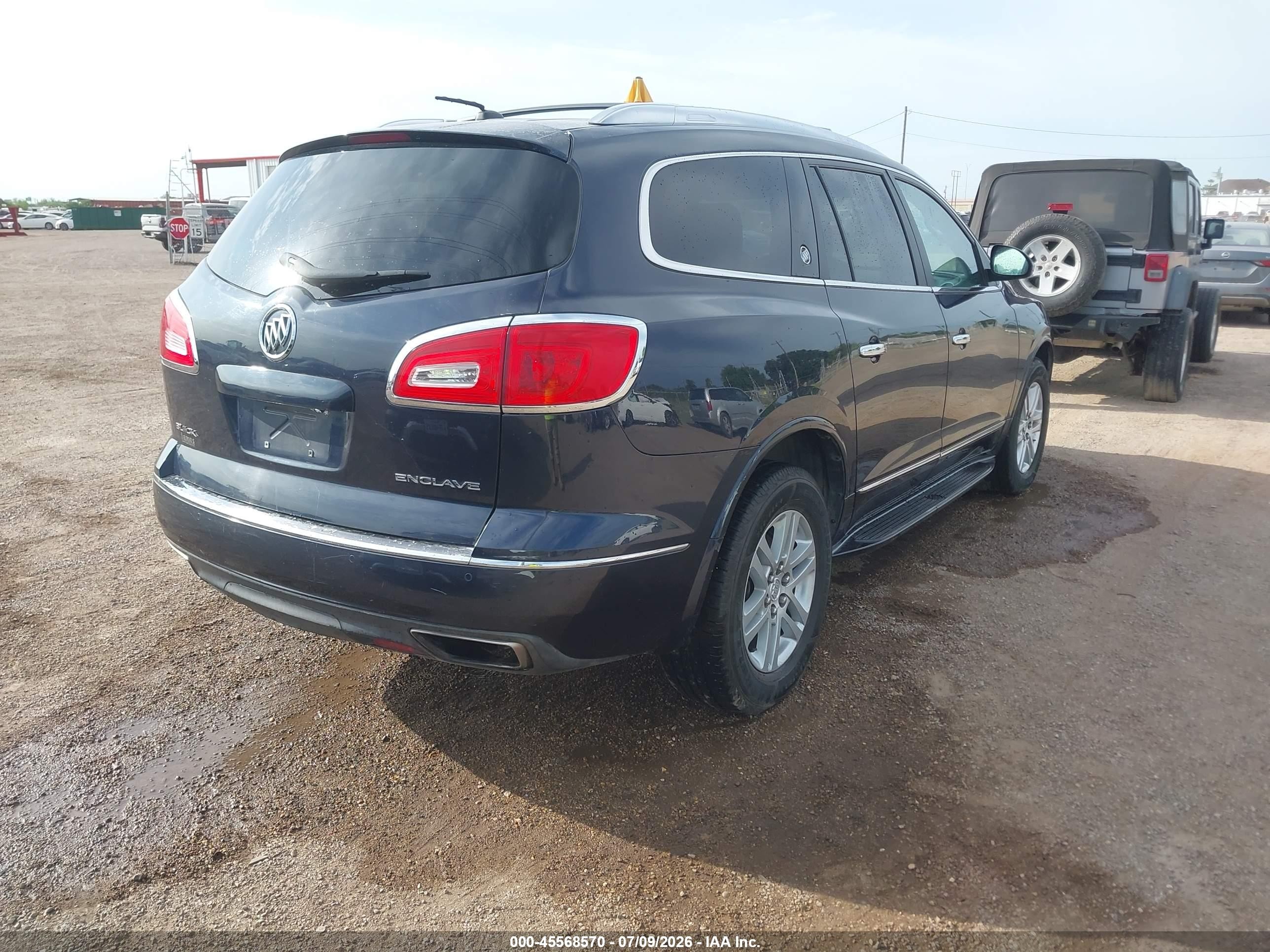 2015 Buick Enclave Convenience Dark Blue vin: 5GAKRAKD4FJ177269