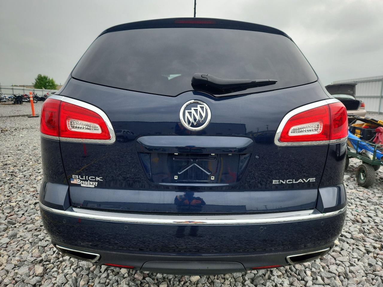2015 Buick Enclave Синий vin: 5GAKRAKD4FJ183914