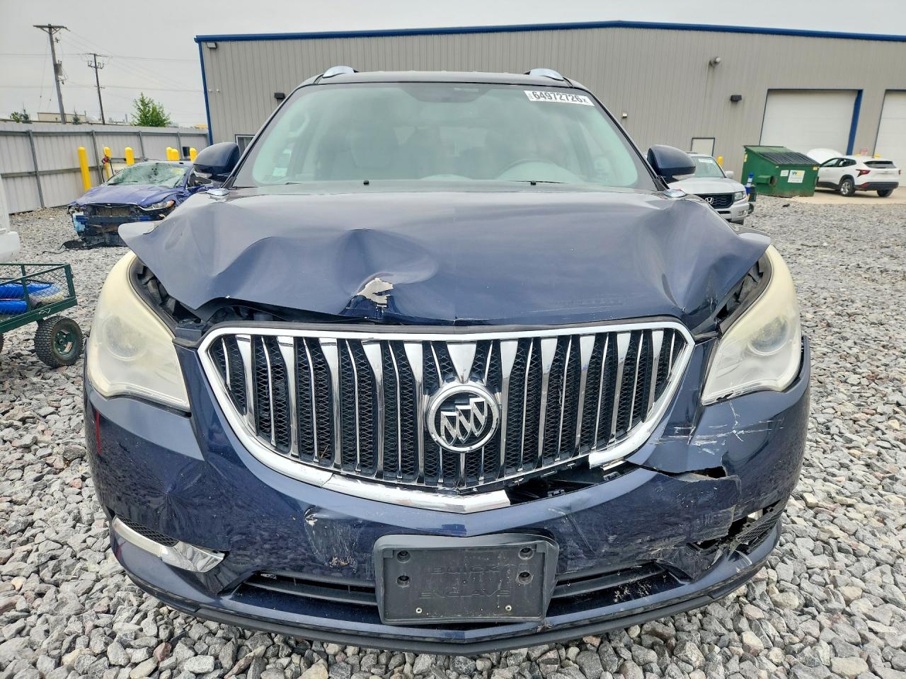 2015 Buick Enclave Синий vin: 5GAKRAKD4FJ183914
