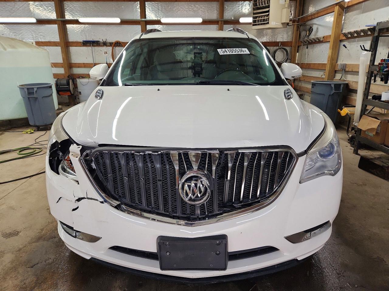 2015 Buick Enclave White vin: 5GAKRAKD4FJ294866