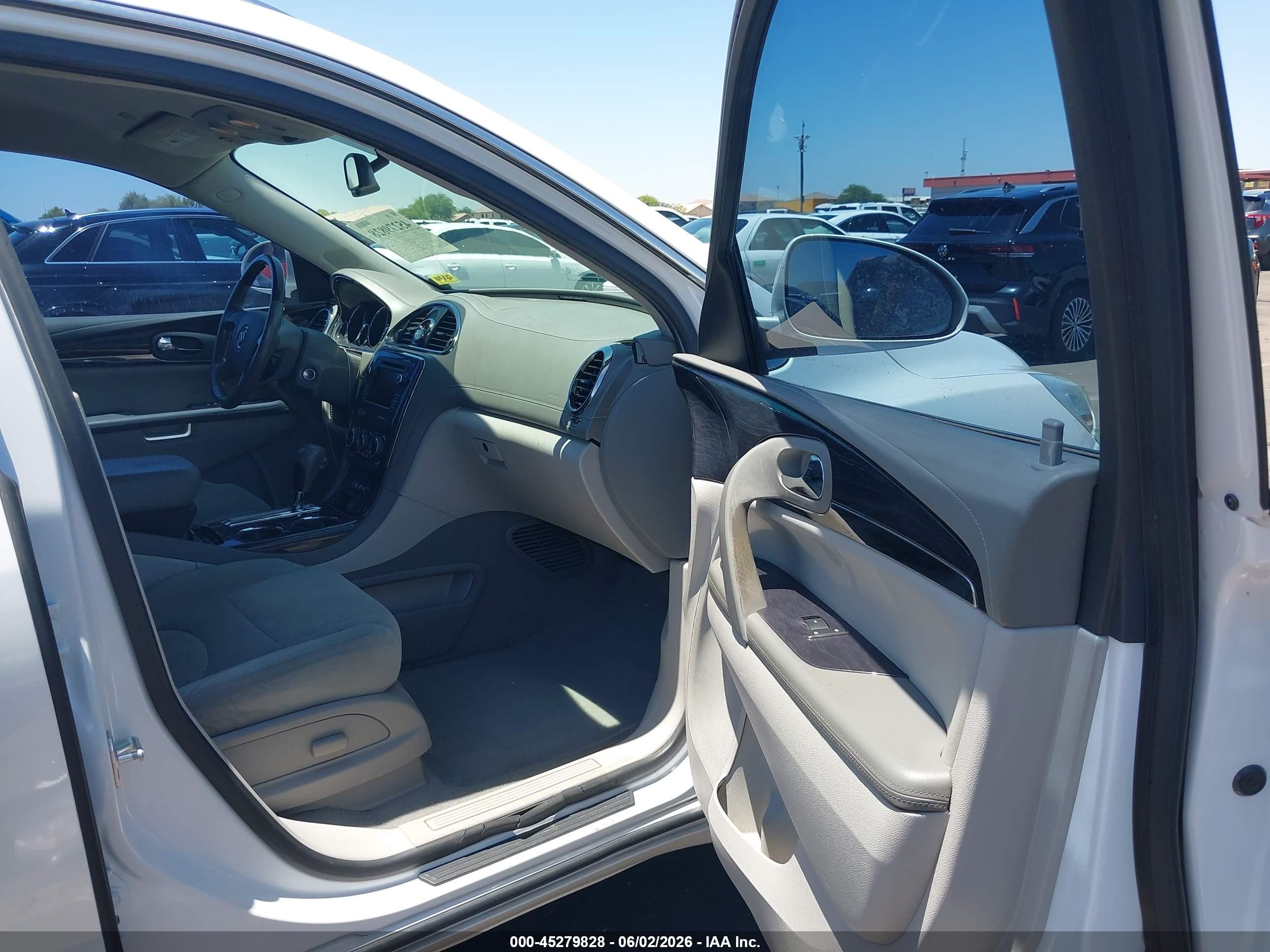 2017 Buick Enclave Convenience White vin: 5GAKRAKD5HJ338392