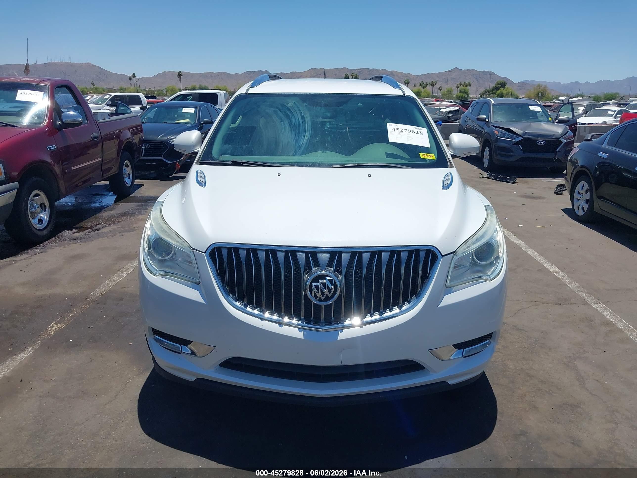 2017 Buick Enclave Convenience White vin: 5GAKRAKD5HJ338392