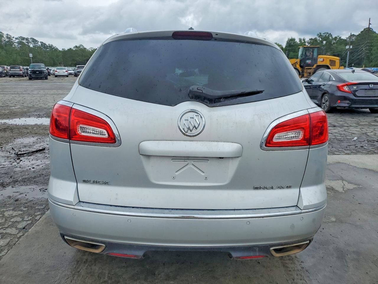 2014 Buick Enclave Silver vin: 5GAKRAKD6EJ112227