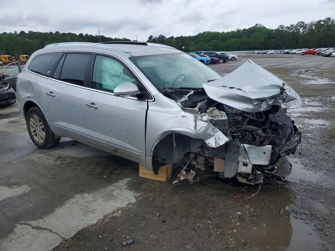 2014 Buick Enclave Silver vin: 5GAKRAKD6EJ112227