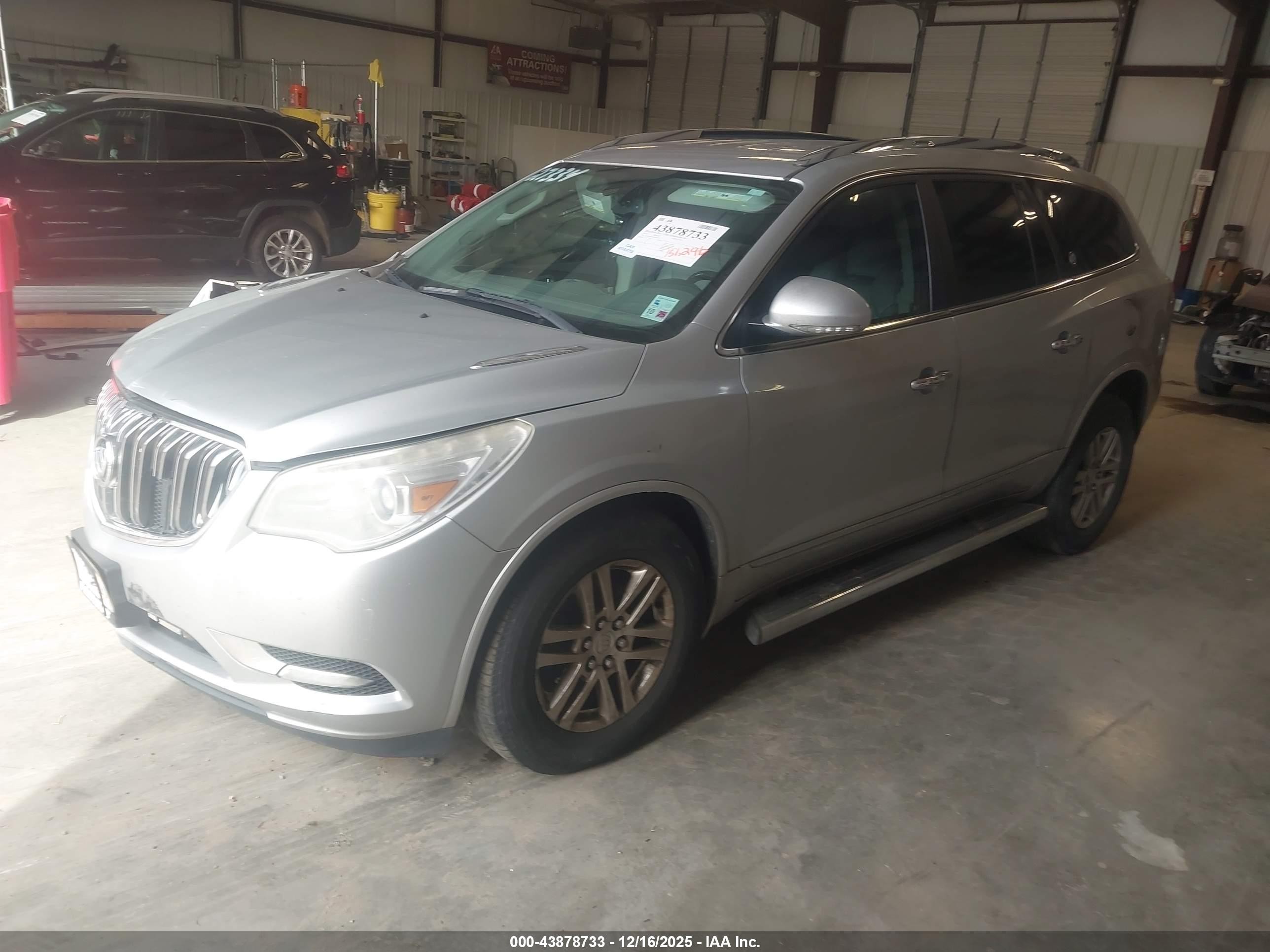 2014 Buick Enclave Convenience Silver vin: 5GAKRAKD6EJ184223