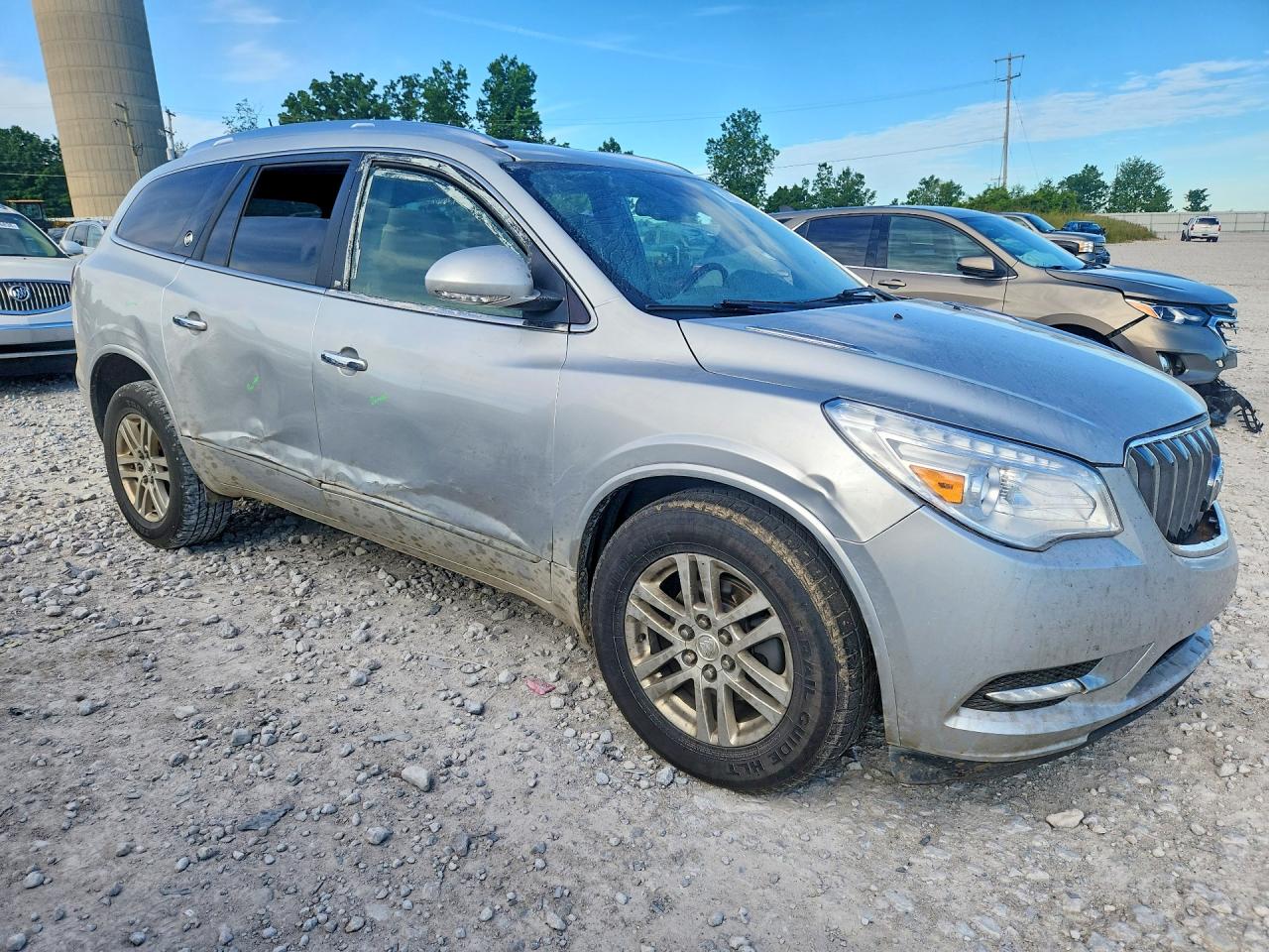 2014 Buick Enclave Silver vin: 5GAKRAKD6EJ203532