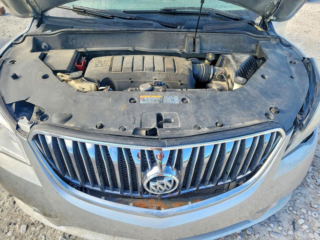 2014 Buick Enclave Silver vin: 5GAKRAKD6EJ203532