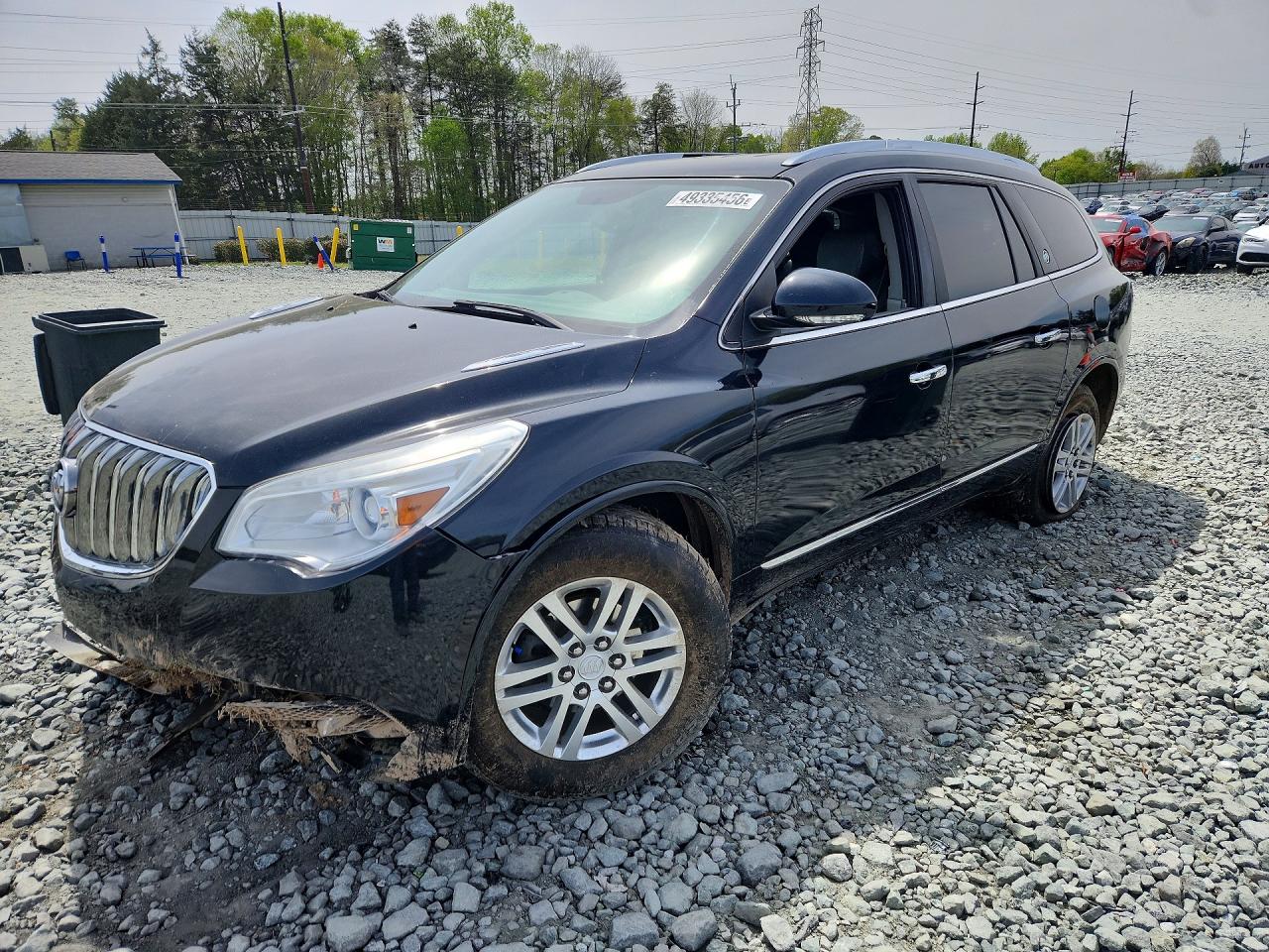 2015 Buick Enclave Black vin: 5GAKRAKD6FJ216539