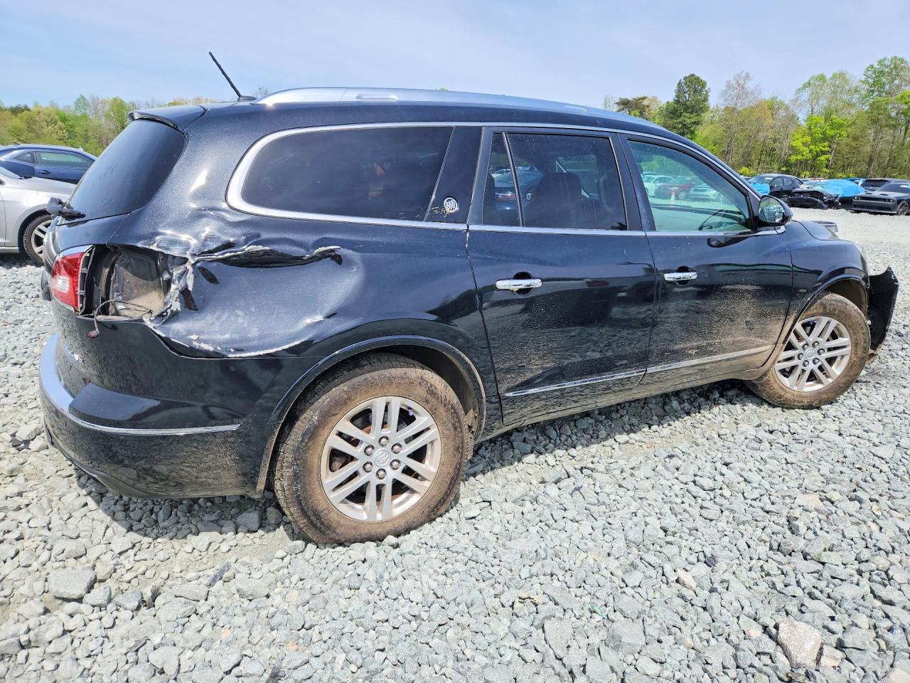 2015 Buick Enclave Black vin: 5GAKRAKD6FJ216539