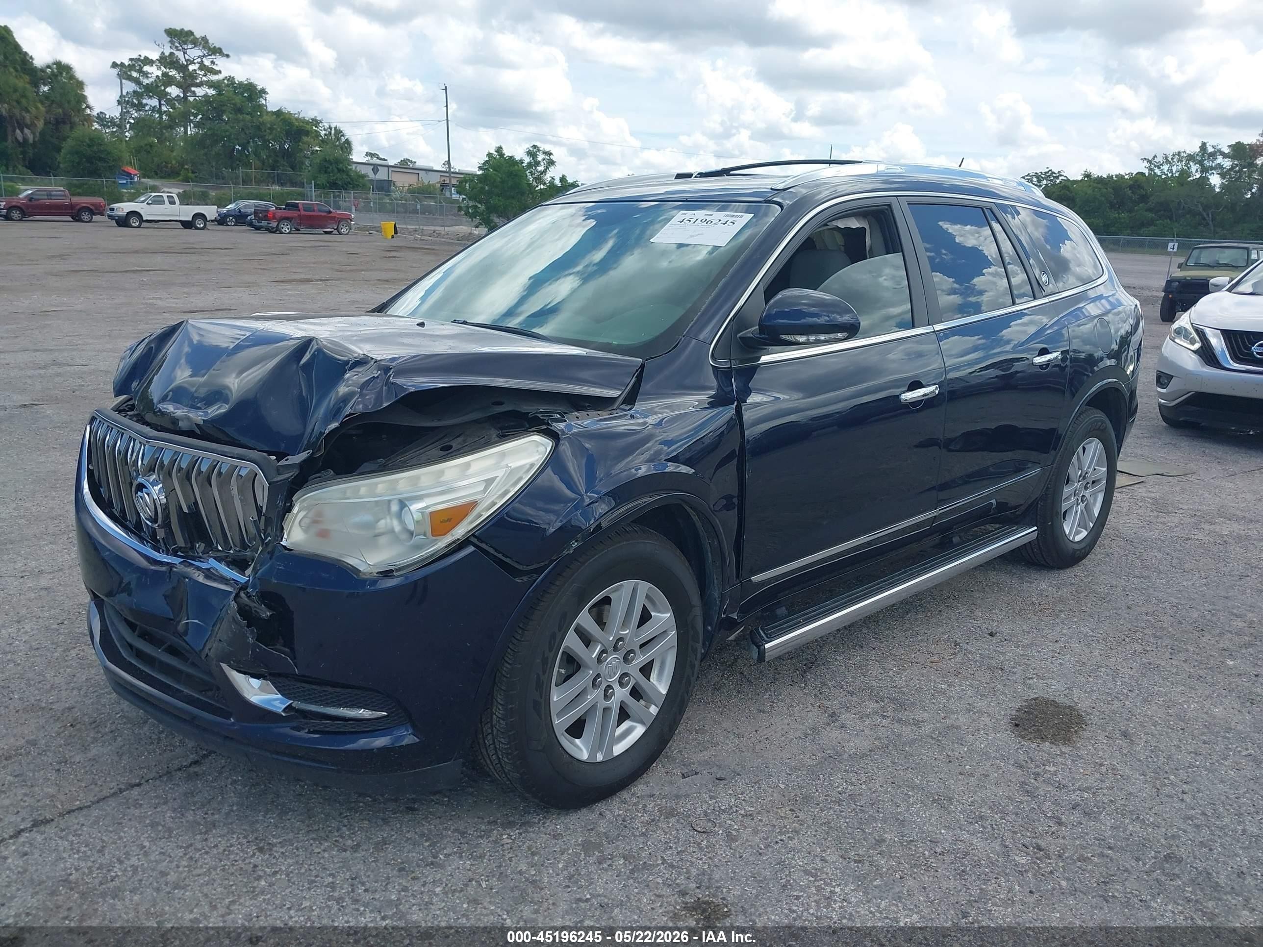 2015 Buick Enclave Convenience Dark Blue vin: 5GAKRAKD6FJ307682
